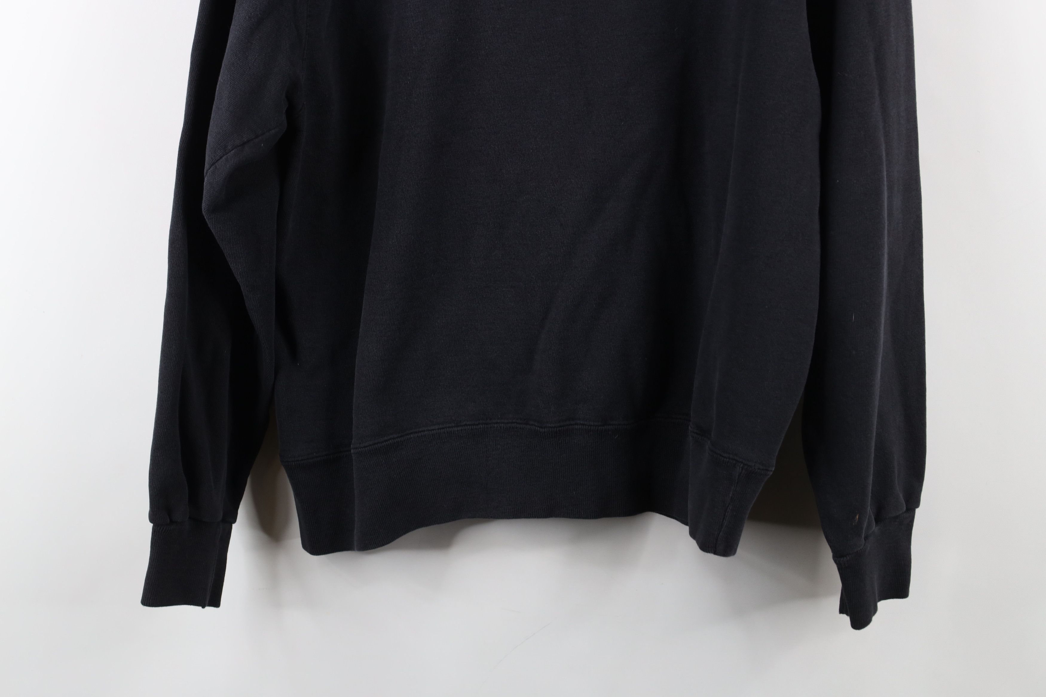 Champion × Vintage Vintage 90s Champion Spell Out Crewneck Sweatshirt Black USA Size L / US 10 / IT 46 - 14 Thumbnail