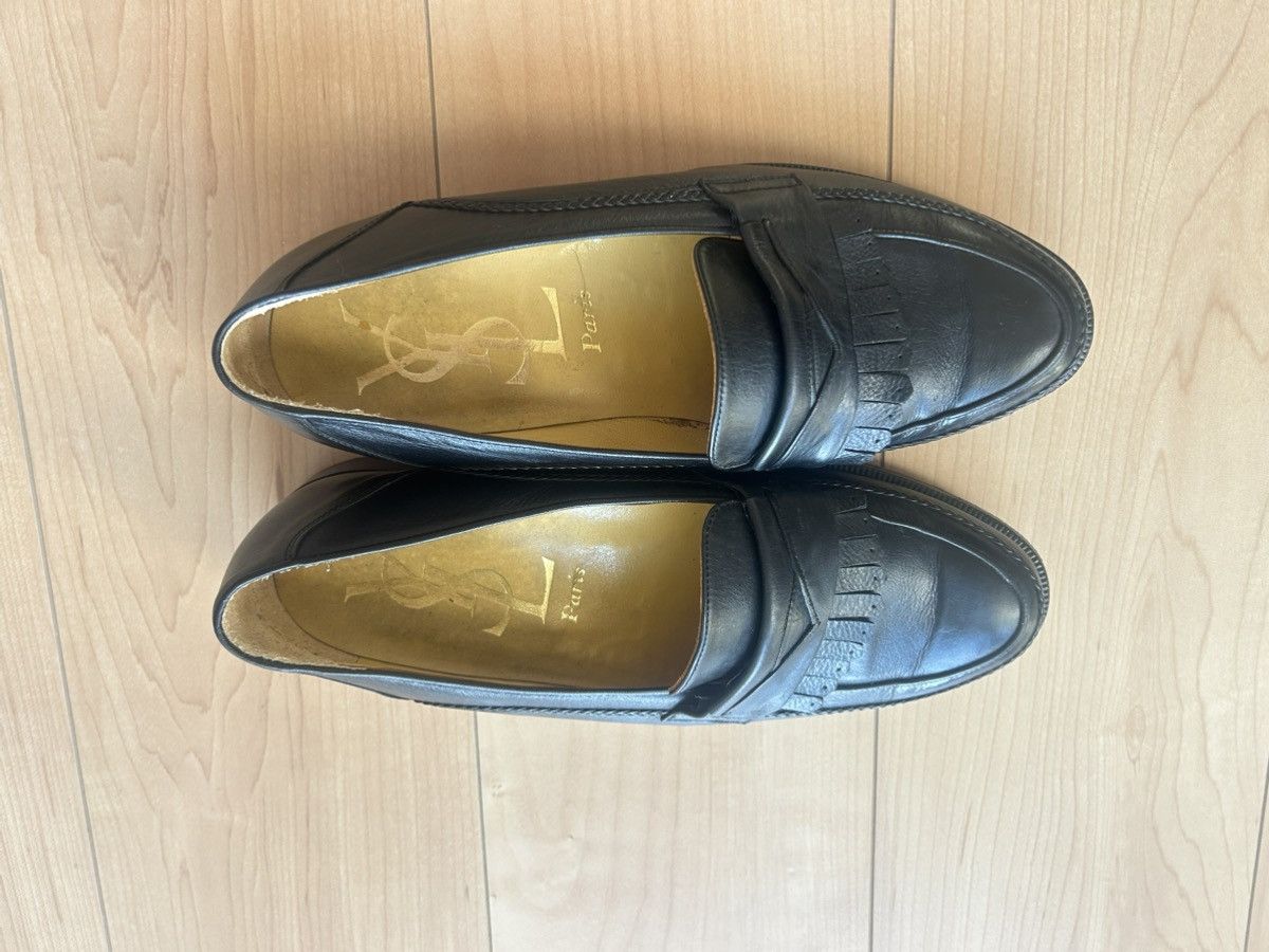 Yves Saint Laurent YSL red bottom loafers Size US 8.5 / IT 38.5 - 1 Thumbnail