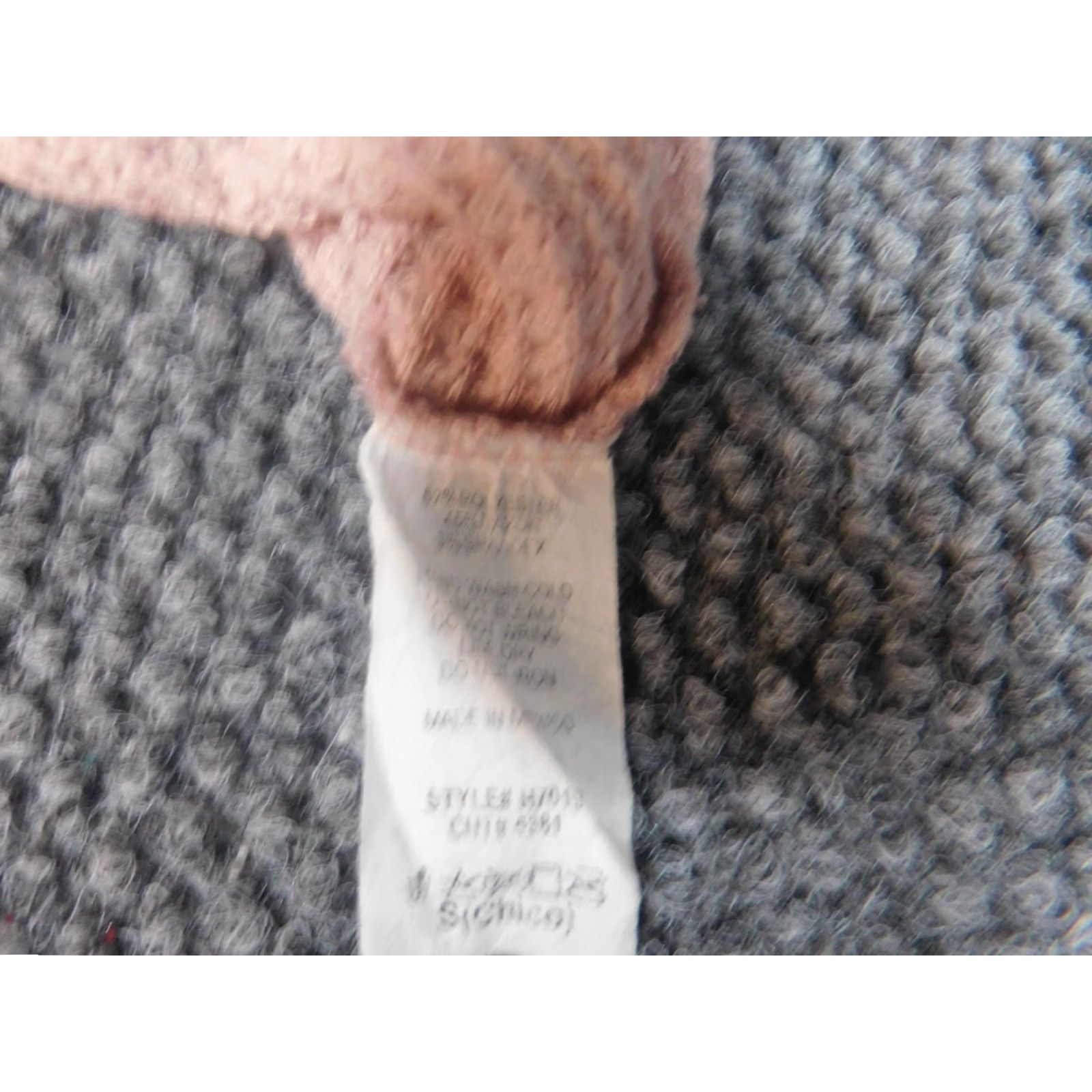 Pinko Ginger G Womens Sweater S Pink Dolman Crew Knit Pullover Short Sleeve Floral Logo Cotton Viscose Lightweight Open Stretch Regular Classic Size S / US 4 / IT 40 - 7 Thumbnail