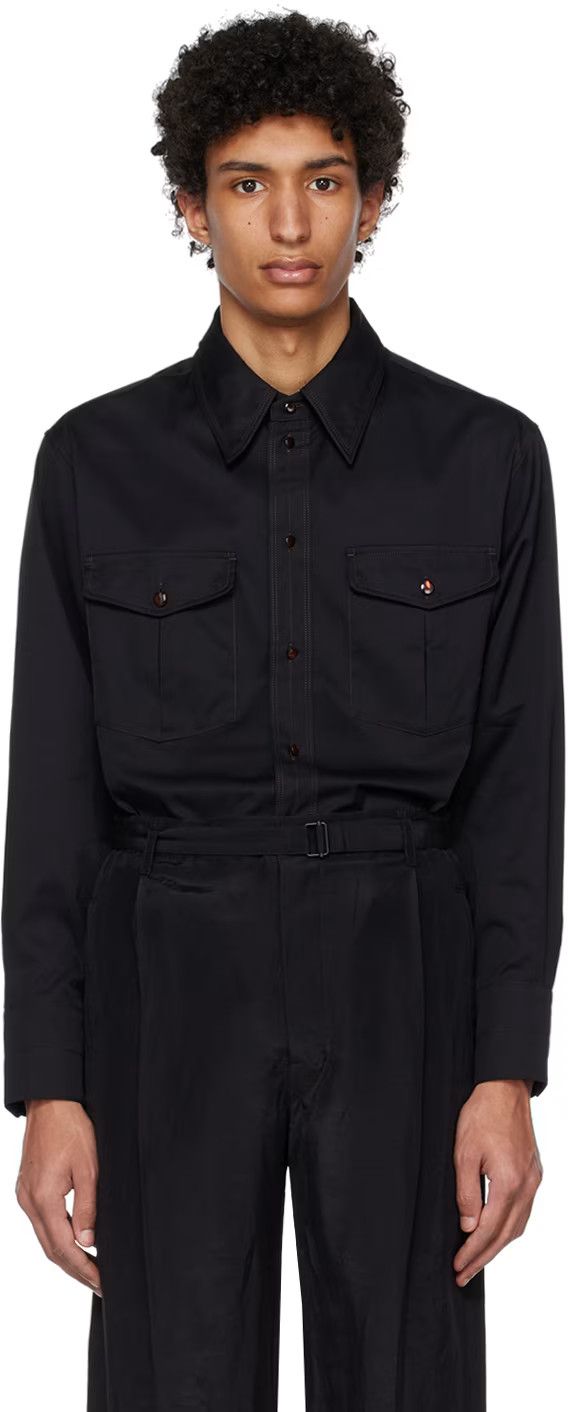 Lemaire LEMAIRE Black Western Shirt (48) BNWT | Grailed