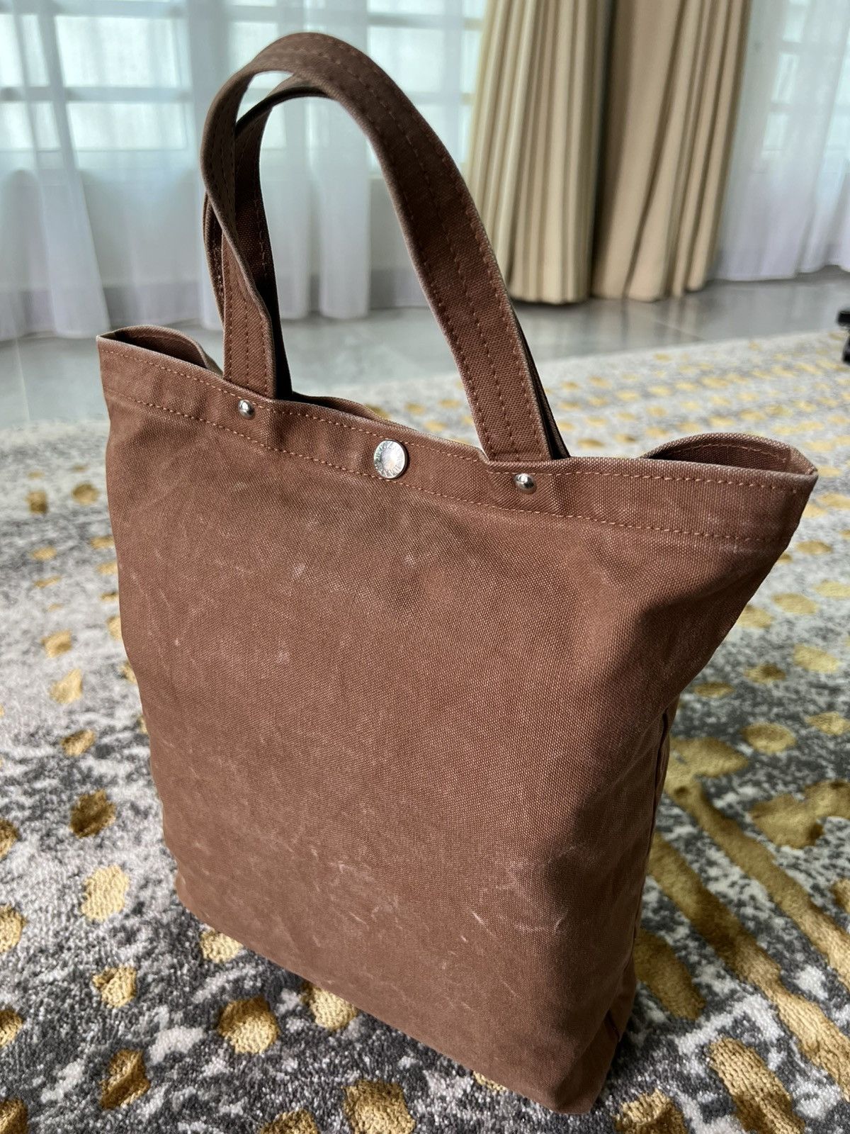 Ichizawa Shinzaburo Hanpu × Japanese Brand Distressed Ichizawa Hanpu tote bag Size ONE SIZE - 5 Thumbnail