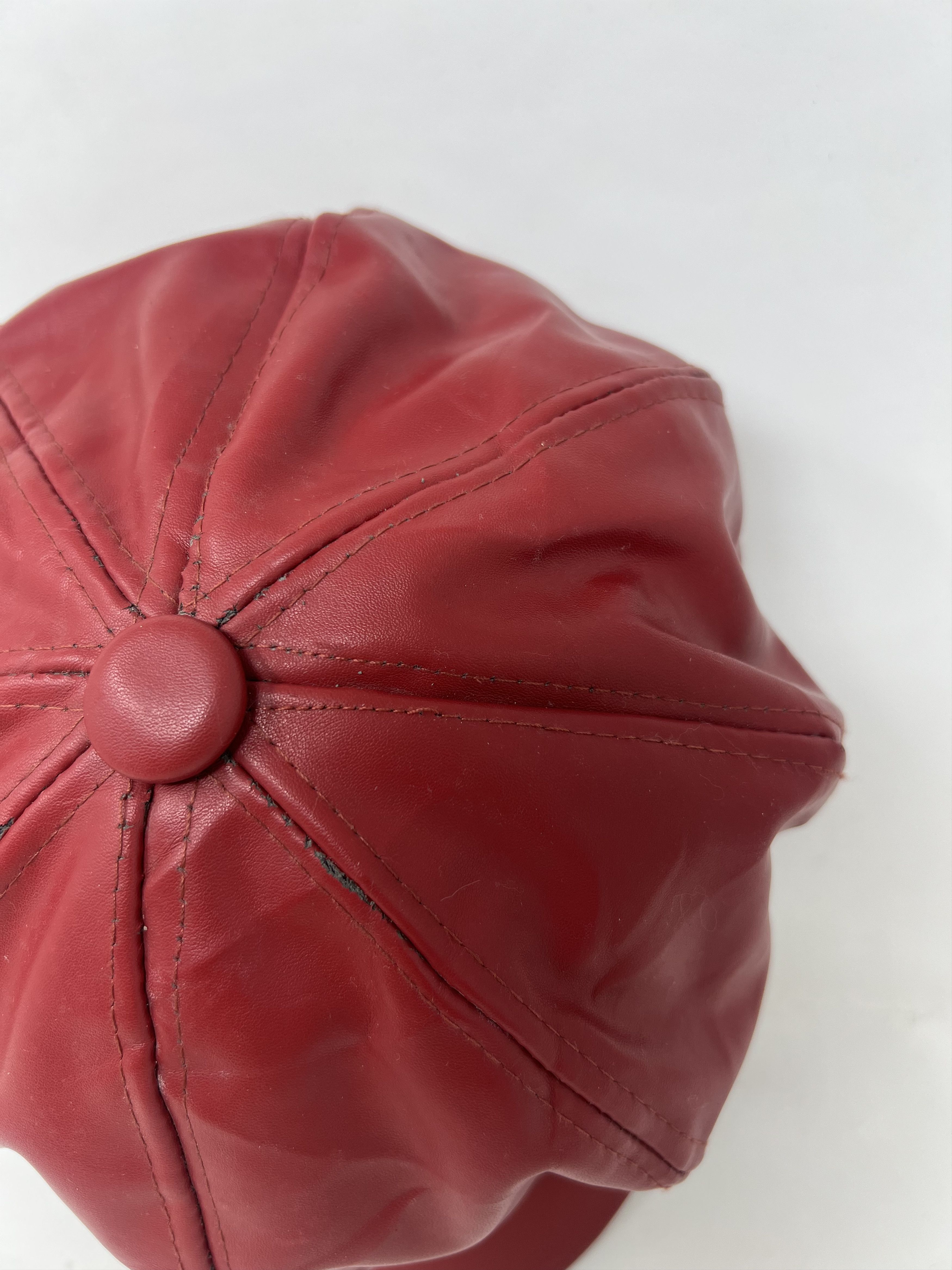Vintage Vintage Leather Newsboy Retro Hat Size ONE SIZE - 8 Thumbnail