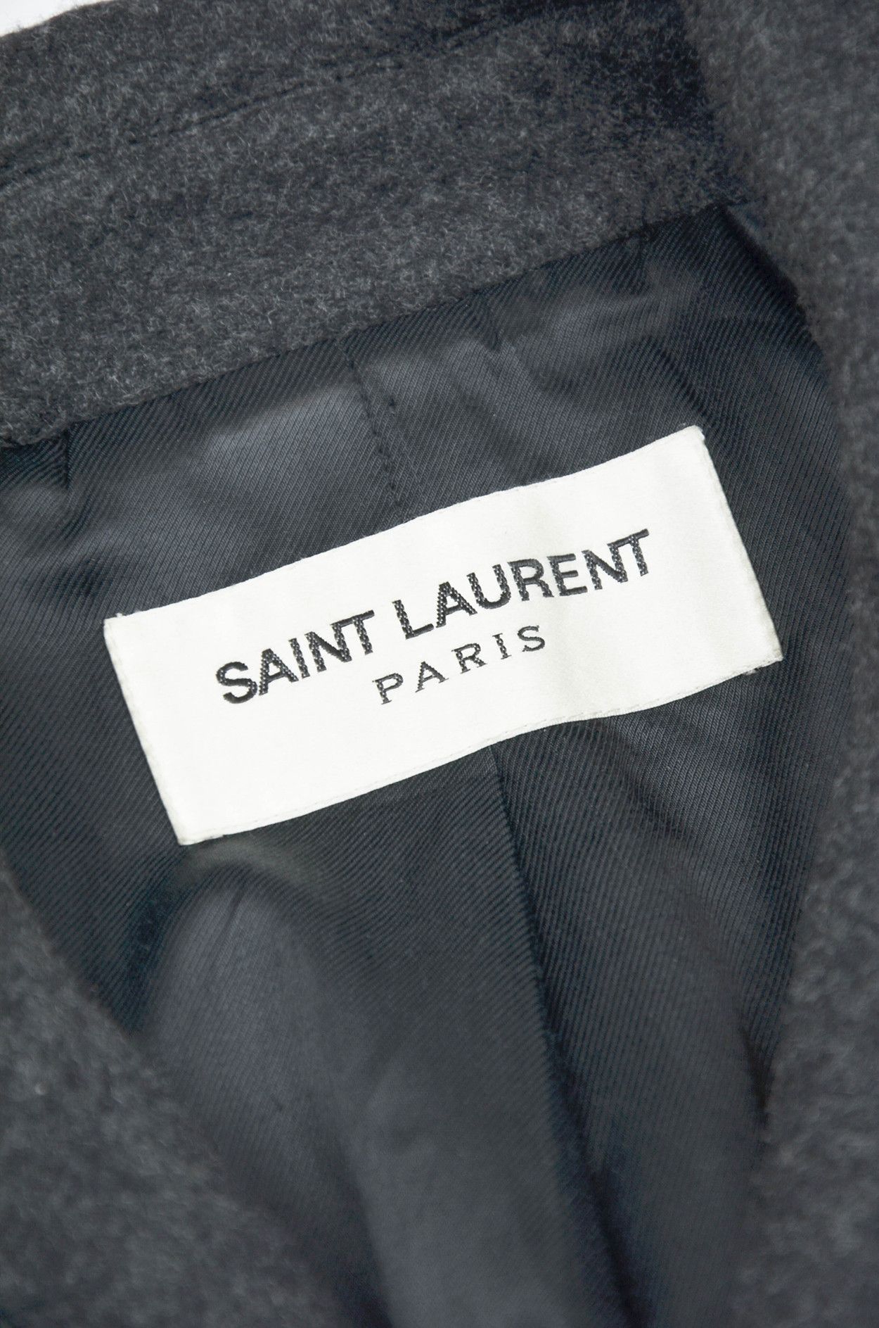 Hedi Slimane × Saint Laurent Paris Saint Laurent Hedi Slimane Double Breasted Peacoat - F36 Size XS / US 0-2 / IT 36-38 - 11 Thumbnail