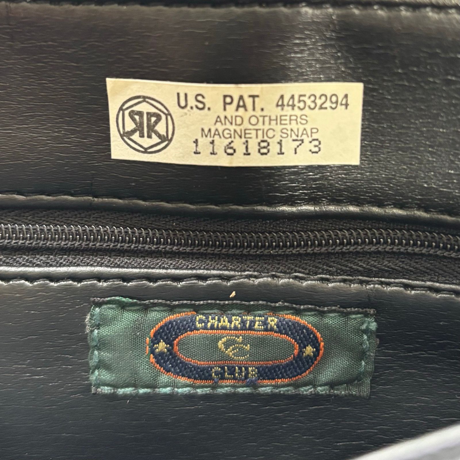 Other Charter Club Black Leather Shoulder Bag NWOT Size ONE SIZE - 6 Thumbnail
