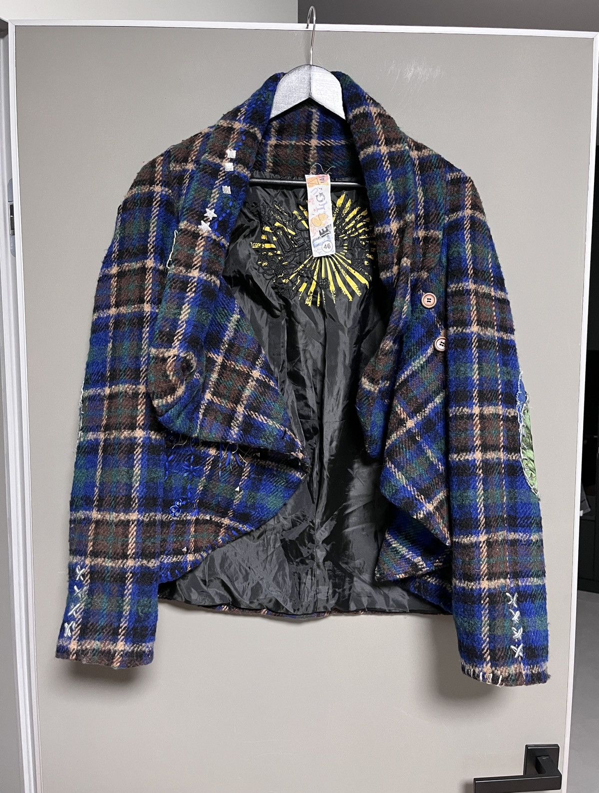 Desigual Desigual Hobo Style Wool Boho Jacket Size L / US 10 / IT 46 - 3 Thumbnail