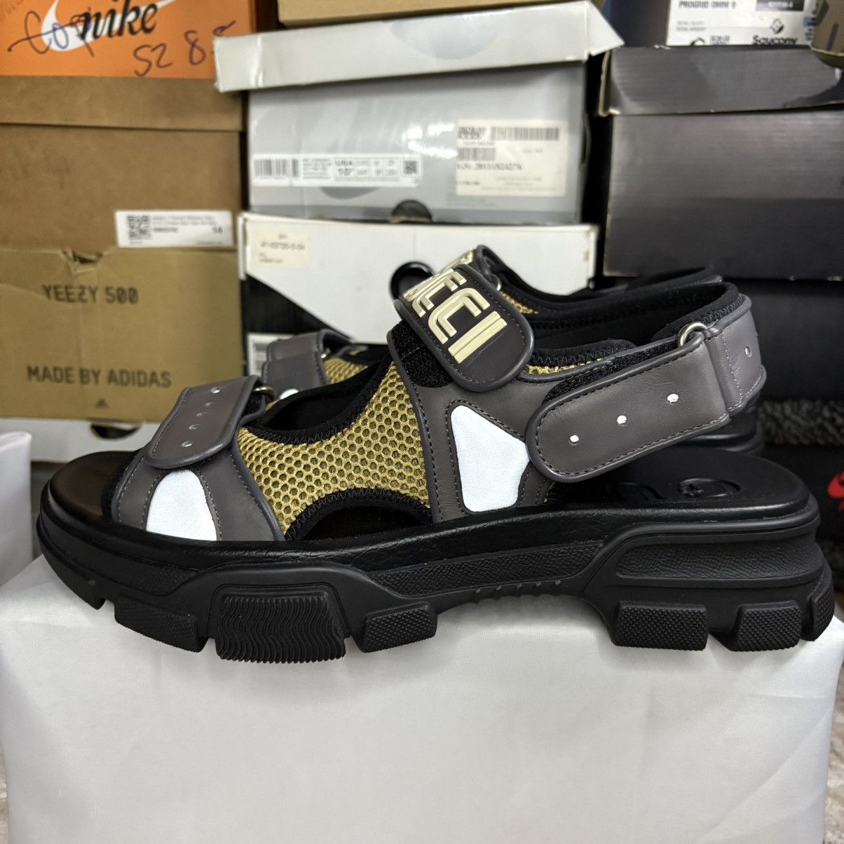 Gucci Size 9 - GUCCI SEGA Sandals Black Bronw 546064 DIR10 1265 Size US 9 / EU 42 - 3 Thumbnail
