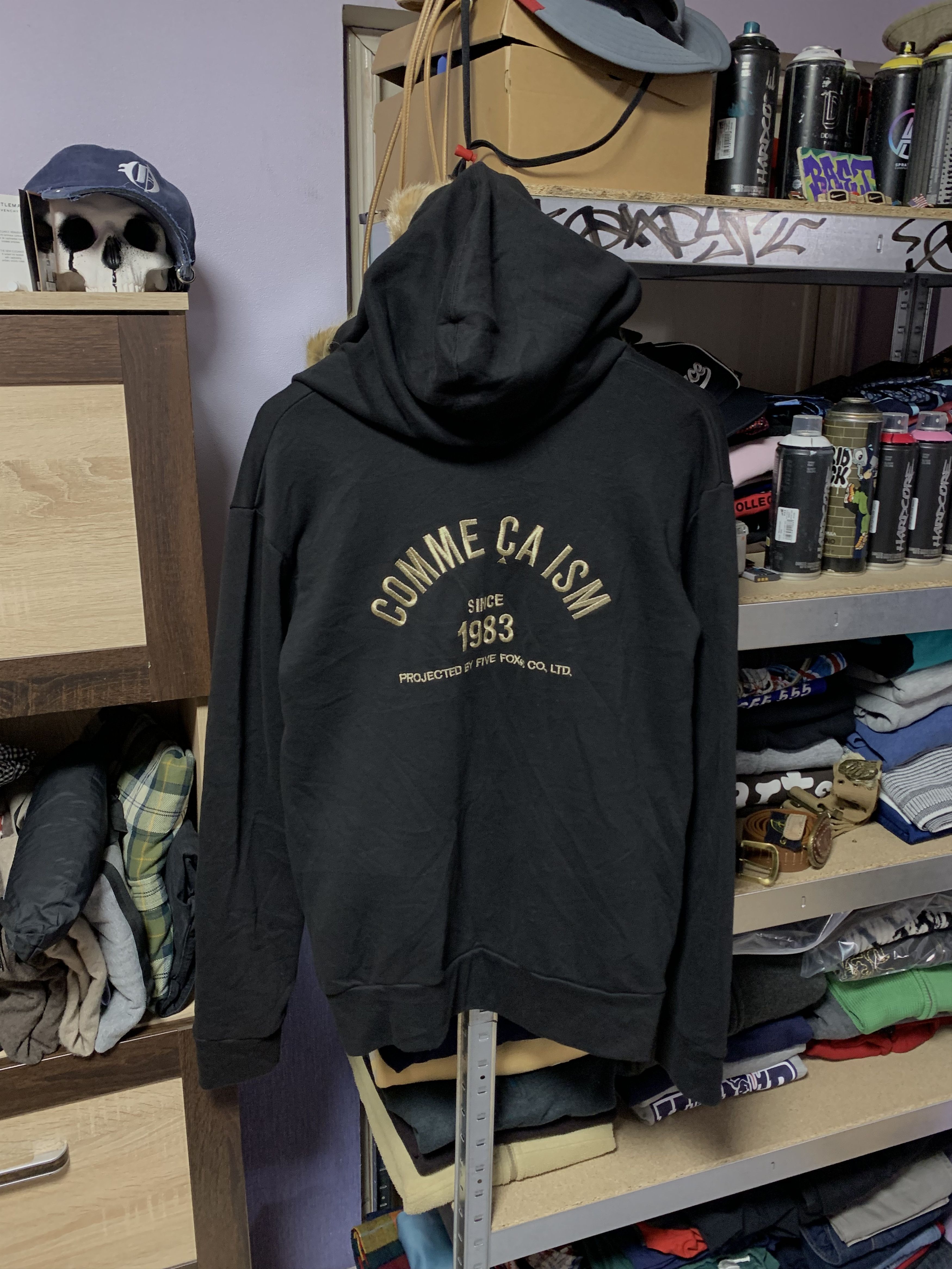 Comme Ca Ism 💥SUPER BLACK💥 COMME ÇA ISM FUR ZIP HOODIE Size US M / EU 48-50 / 2 - 4 Thumbnail