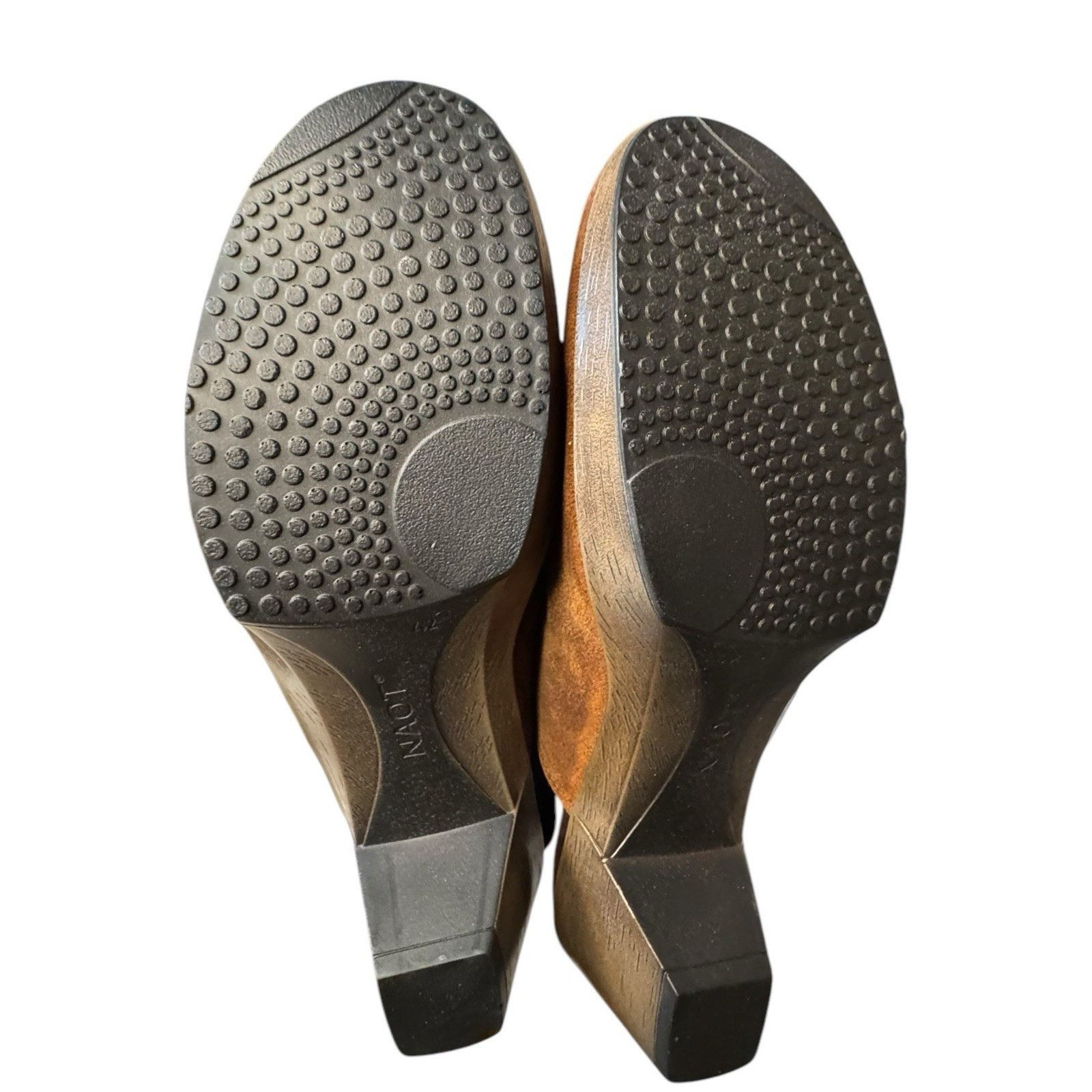 Other Naot NEW Upgrade Brown Suede Slingback Clogs Distressed Size US 11 / IT 41 - 7 Thumbnail