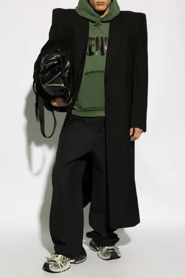Balenciaga o1w1db10126 Boxy SB Coat in Black Size US M / EU 48-50 / 2 - 3 Thumbnail