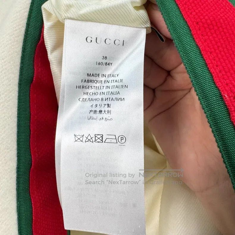 Gucci Gucci Red and green striped double G gold-mouth woollen co Size XS / US 0-2 / IT 36-38 - 6 Thumbnail