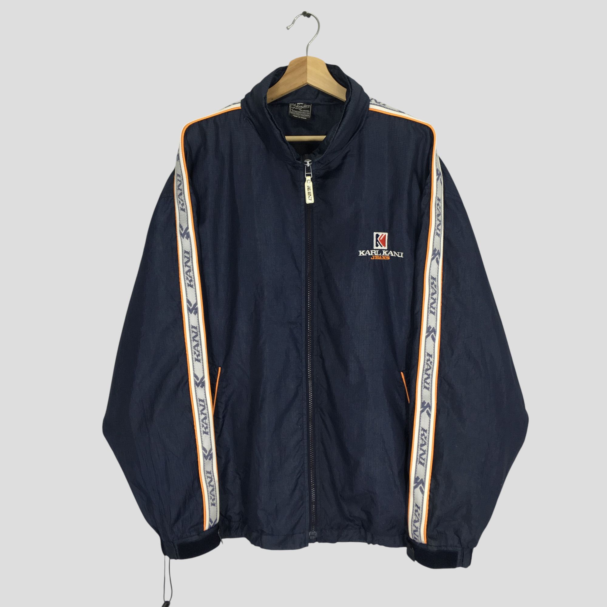 Karl Kani Vintage Karl Kani Jeans Streetwear Big Logo Light Jacket Size US XL / EU 56 / 4 - 2 Thumbnail