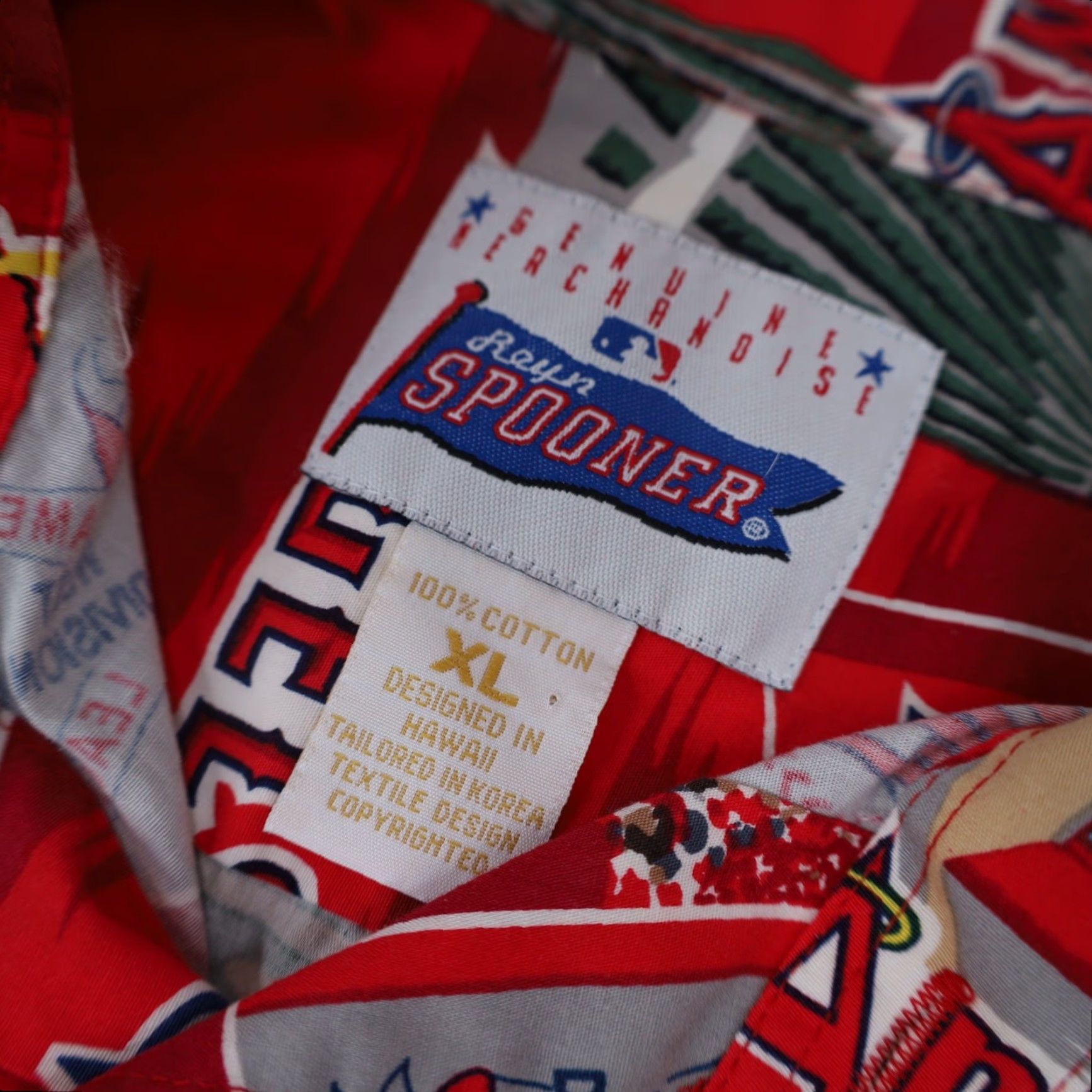 Reyn Spooner VINTAGE Reyn Spooner Anaheim Angels Baseball Print Hawaiian Shirt XL Mens Red Size US XL / EU 56 / 4 - 6 Thumbnail