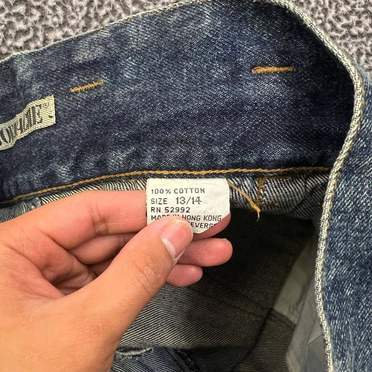 Jordache Vintage Jordache Jeans 13/14 Denim Straight Cotton 30x31 Size 30" / US 8 / IT 44 - 8 Thumbnail
