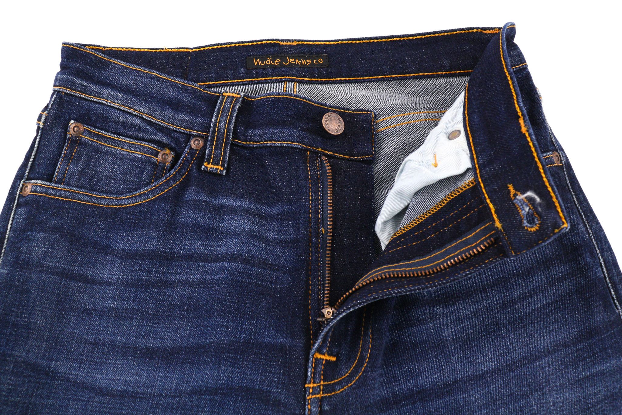 Nudie Jeans PIPE LED W29/L30 Skinny Cotton Stretch Blue Jeans 80610 Size US 29 - 4 Thumbnail