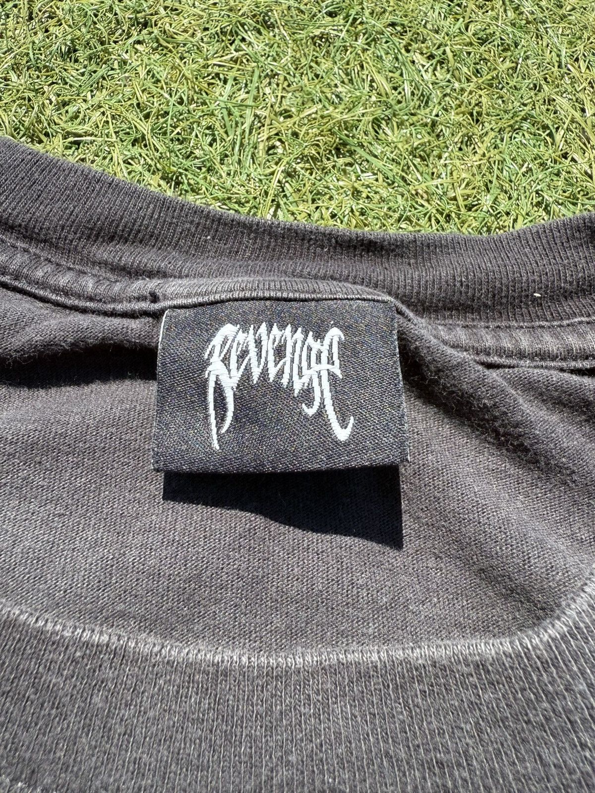 Revenge Revenge Smoke Skull Tee - Black Size US XL / EU 56 / 4 - 5 Thumbnail