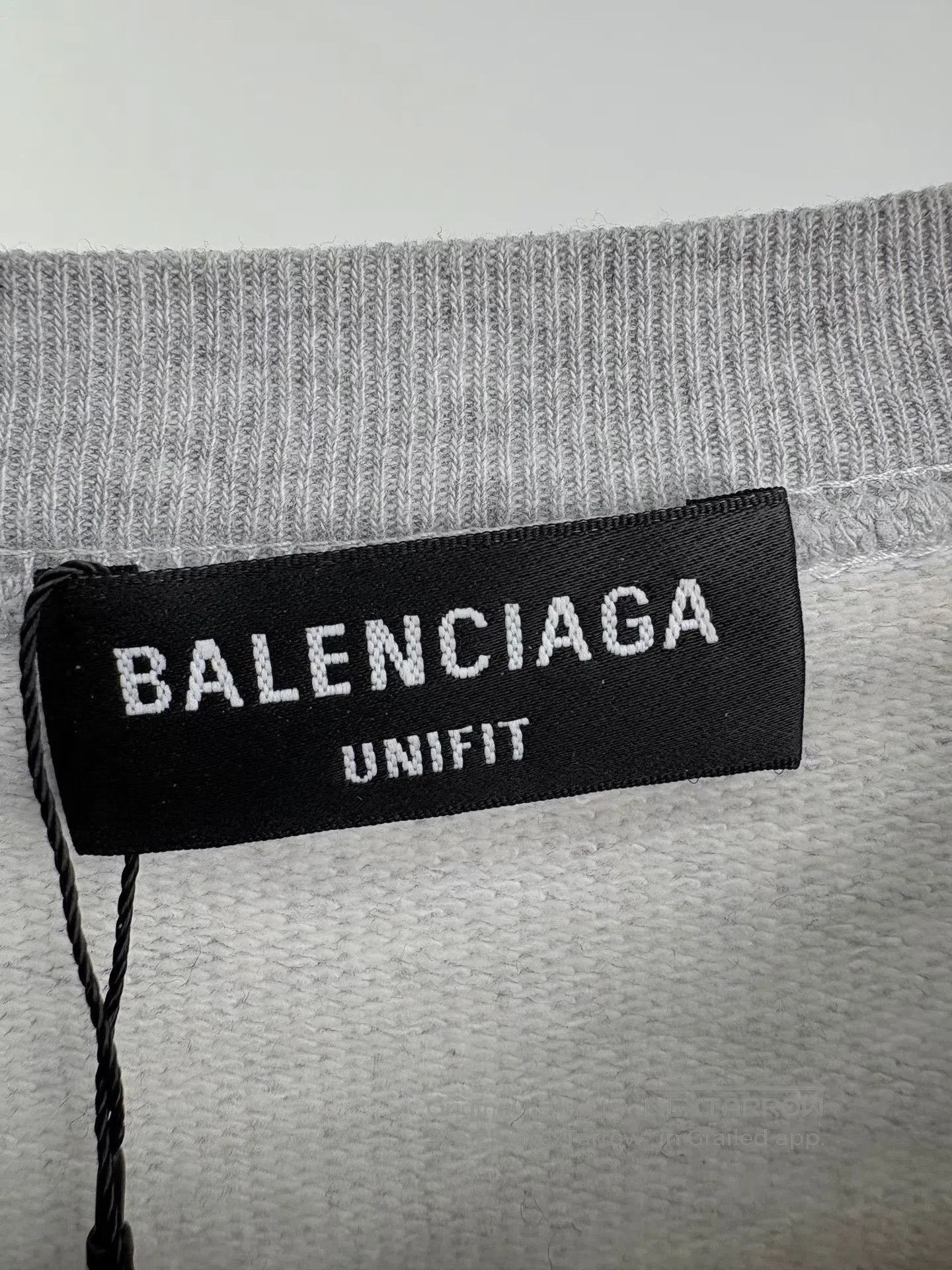 Balenciaga Gray FBI Print Crew Neck Sweatshirt XS. Size US XS / EU 42 / 0 - 4 Thumbnail