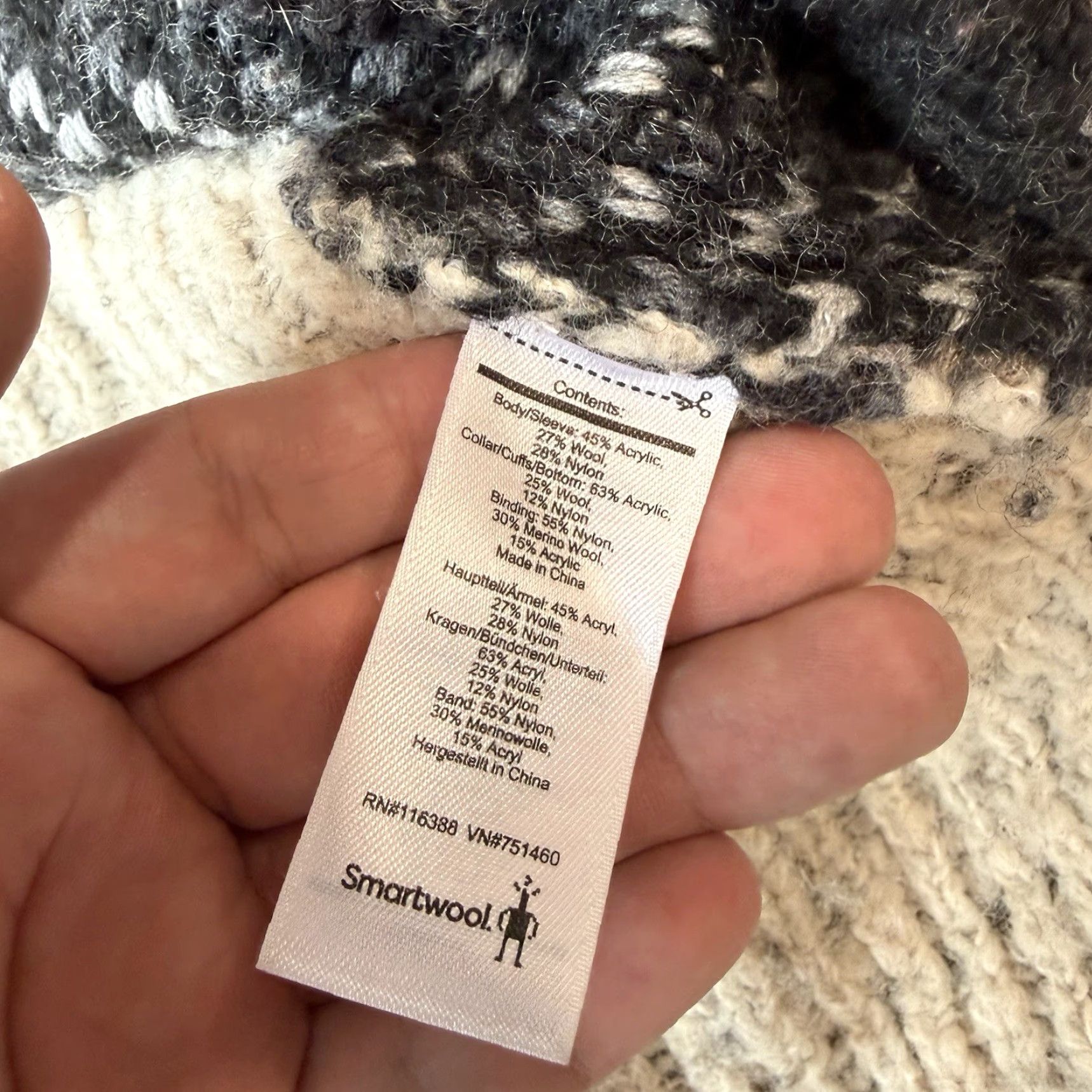 Smartwool Smartwool CHUP Potlach 1/2 Zip Sweater Women's M Multicolor Wool Outerwear Size M / US 6-8 / IT 42-44 - 6 Thumbnail