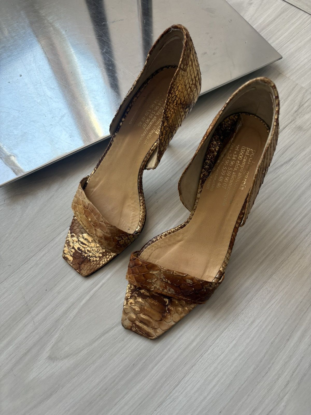 Pedro Garcia Pedro Garcia python snake heels Size US 6.5 / IT 36.5 - 8 Thumbnail