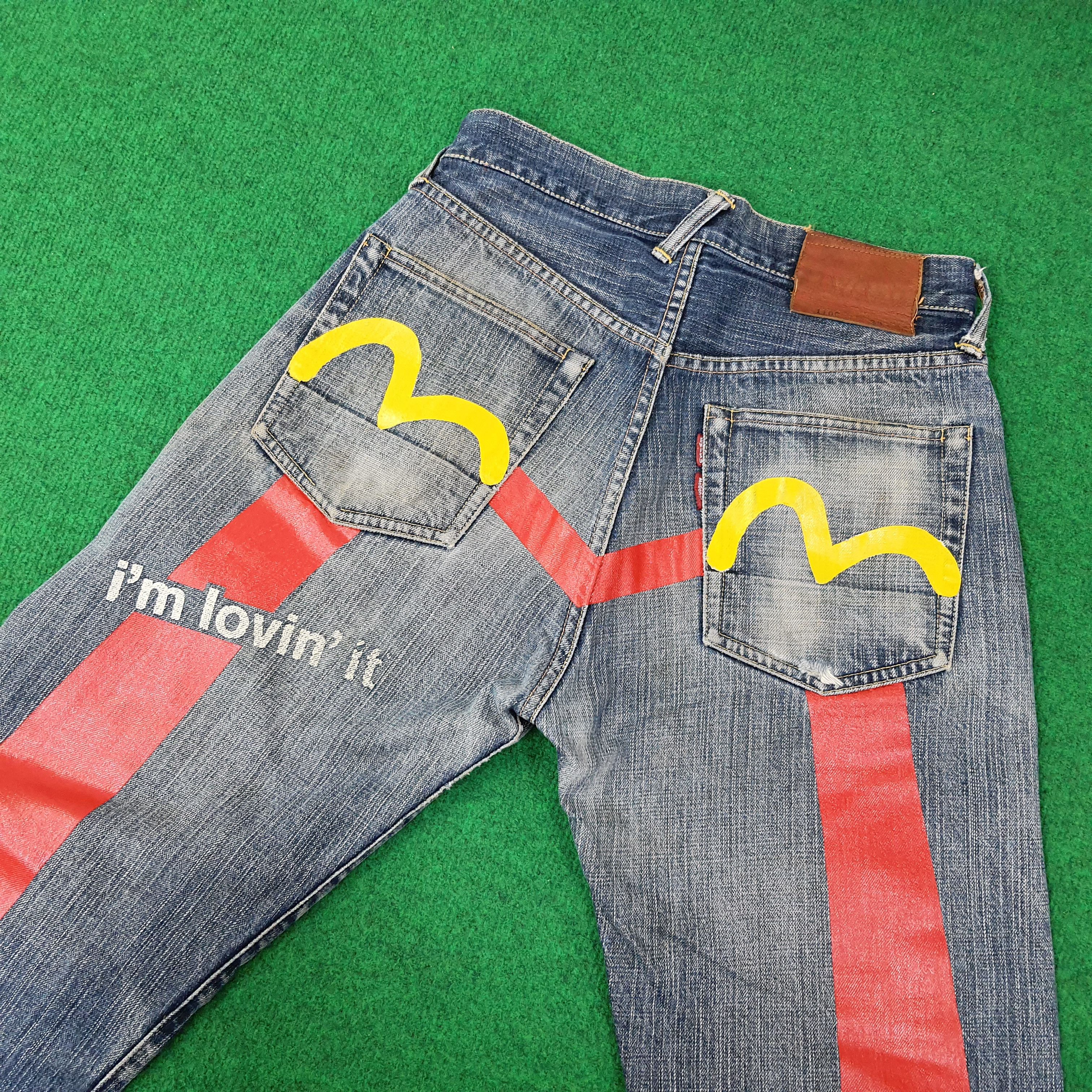 Evisu Vintage Evisu x McDonalds Japan Custom Daicock Jeans C252N25 Size US 28 / EU 44 - 2 Thumbnail