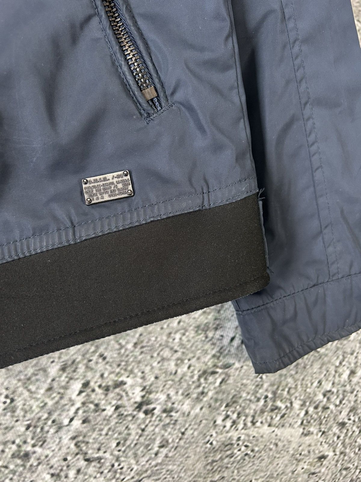 Diesel Diesel nylon jacket navy blue bomber vintage Y2K Size US M / EU 48-50 / 2 - 4 Thumbnail