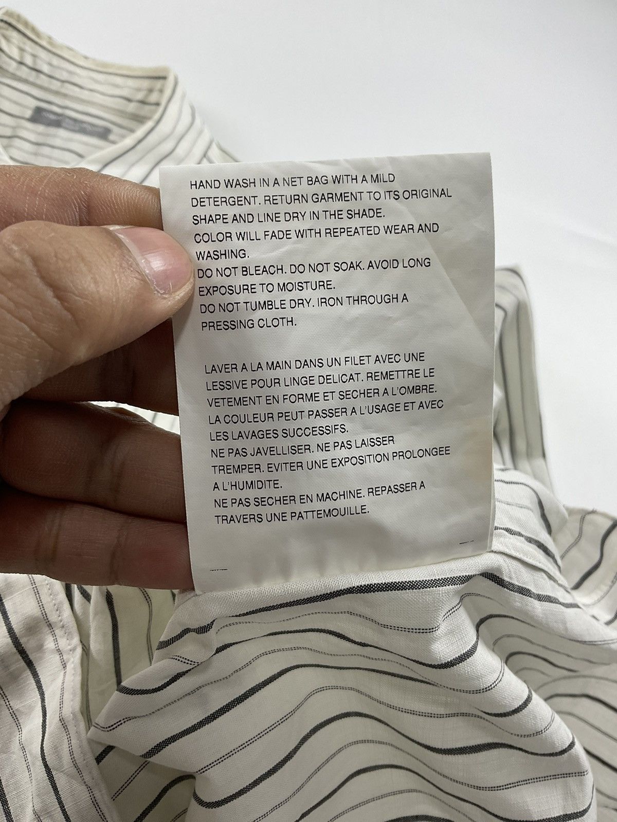 Comme des Garcons Comme des Garcons Homme S/S'02 Striped Shirt Size US XL / EU 56 / 4 - 13 Thumbnail