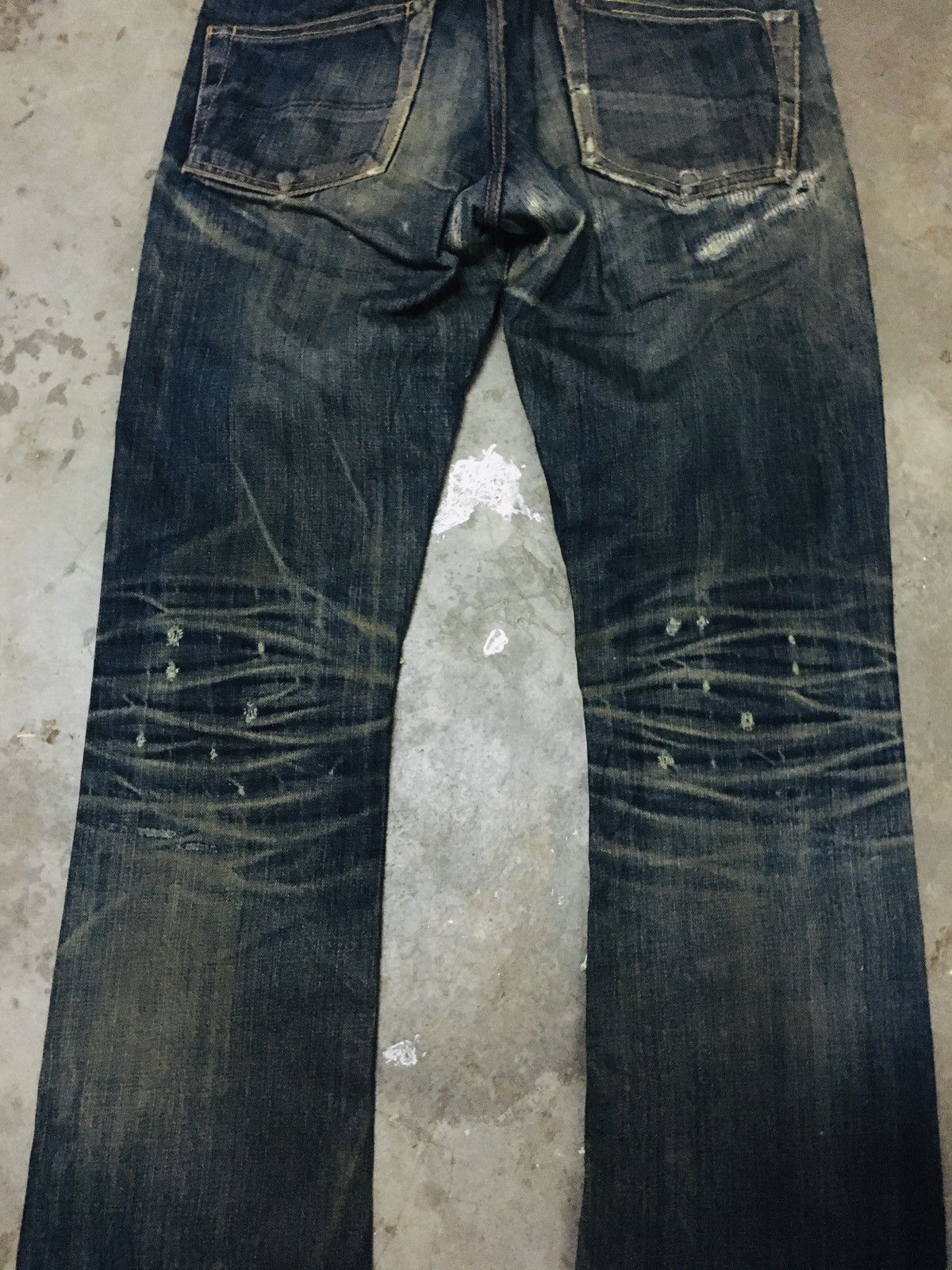 If Six Was Nine Somet Distressed Flare Jeans (15) Size 28" / US 6 / IT 42 - 13 Thumbnail