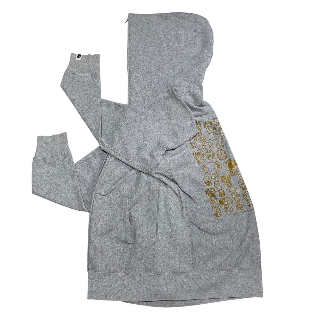 Vintage 2000 Baby Milo By Bathing Ape Sweat Hoodie Fully Zip