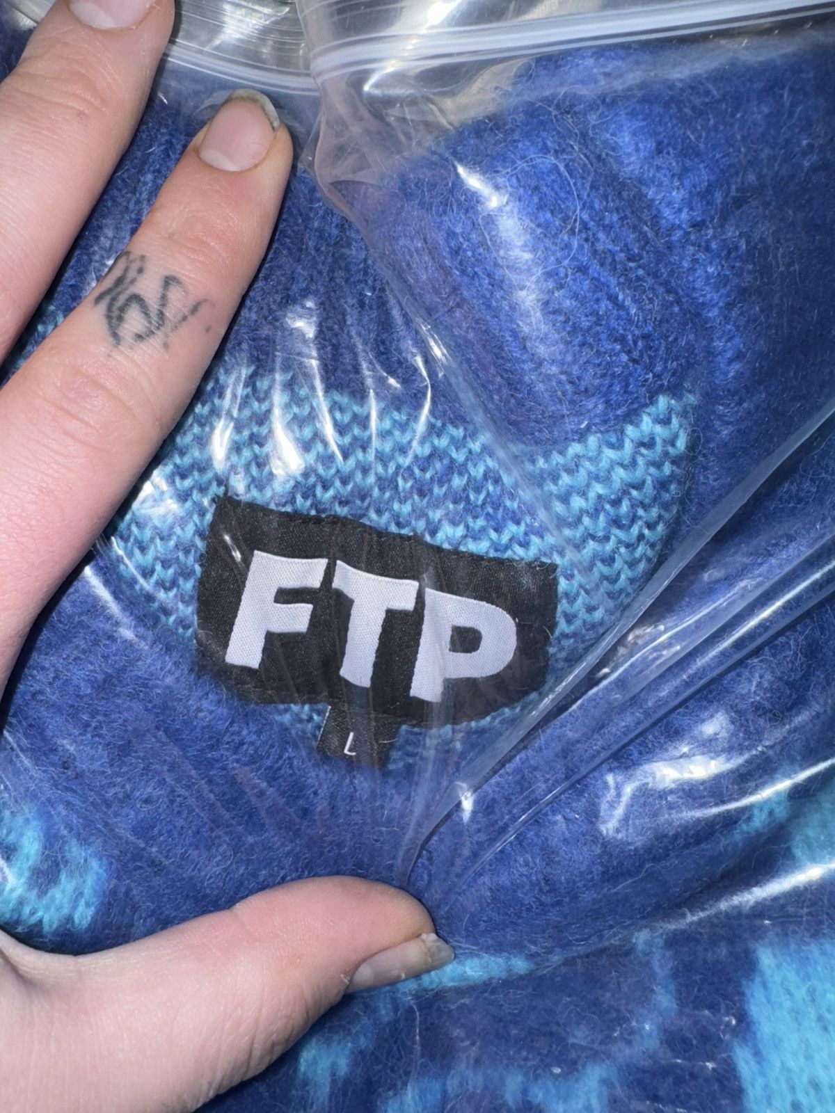 Fuck The Population FTP Archive Mohair Sweater Size US L / EU 52-54 / 3 - 3 Thumbnail