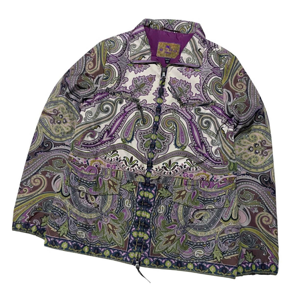 Etro × Vintage 🔥RARE🔥 Etro milano paisley jacket Size S / US 4 / IT 40 - 2 Thumbnail