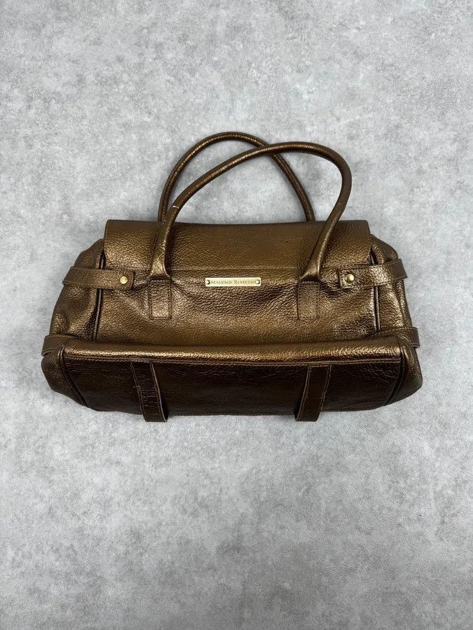 Vintage Massimo Rebecchi Gold Leather Handle Bag Size ONE SIZE - 4 Thumbnail