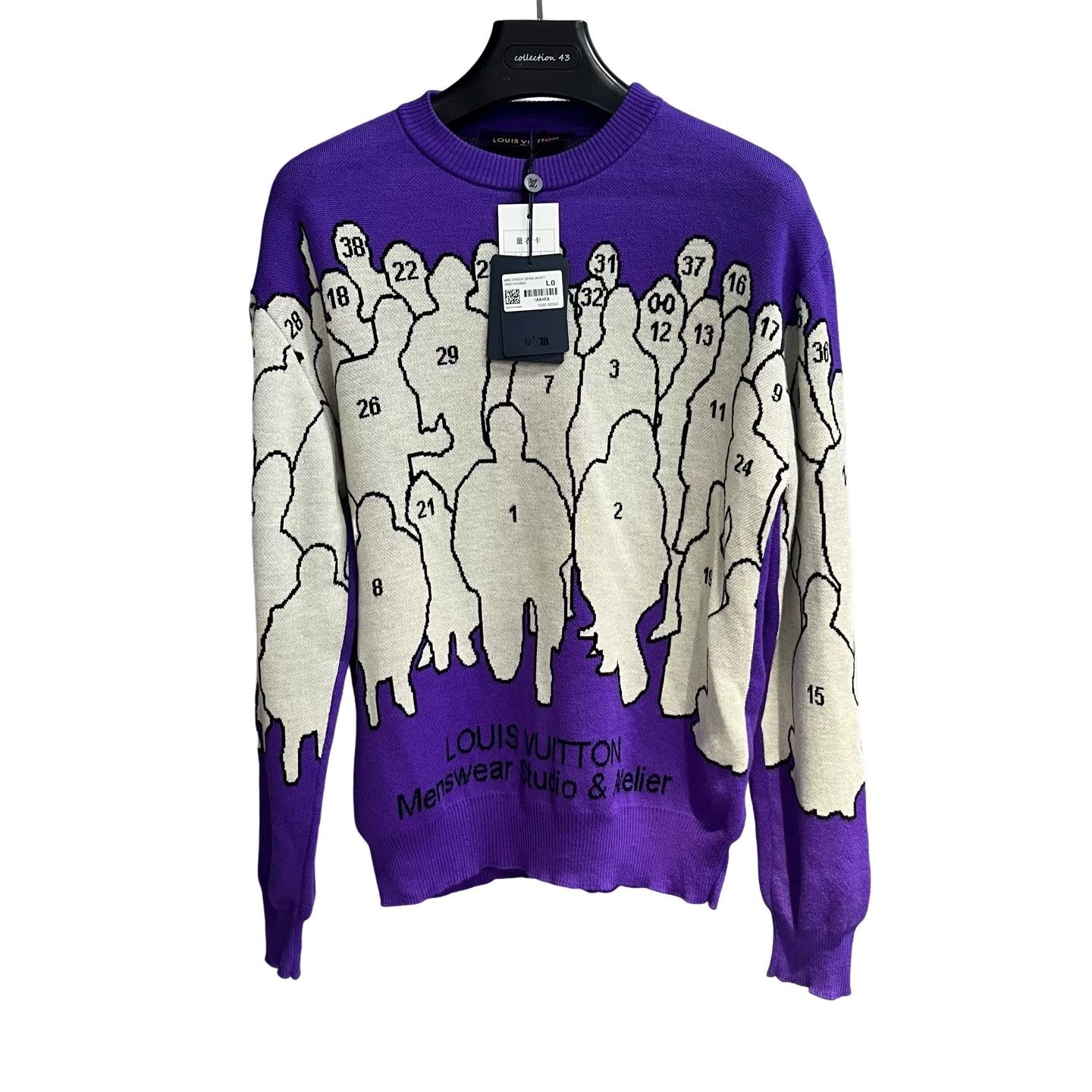Louis Vuitton Louis Vuitton Cartoon Logo Jacquard Sweater Size L Size US L / EU 52-54 / 3 - 1 Thumbnail