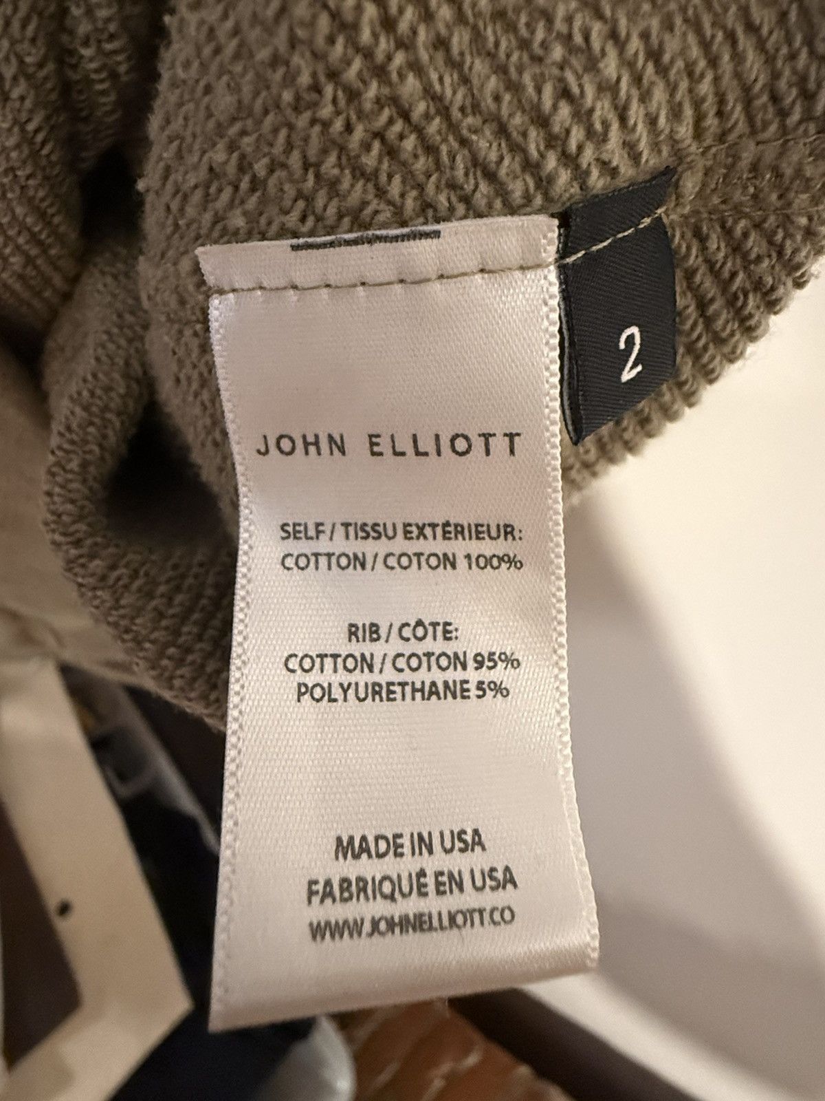 John Elliott Sz 2 Sage John Elliott Hoodie Size US M / EU 48-50 / 2 - 5 Thumbnail