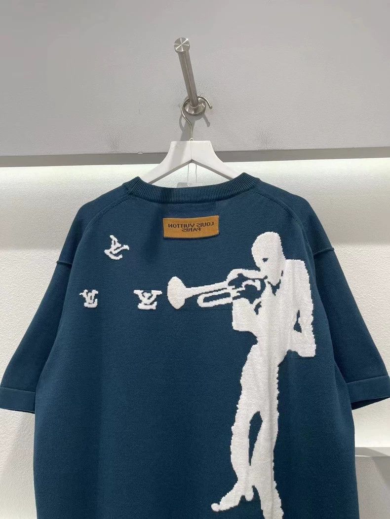 Louis Vuitton Louis Vuitton Piper Knit Short Sleeve 2501-Nextarrow Size US S / EU 44-46 / 1 - 5 Thumbnail