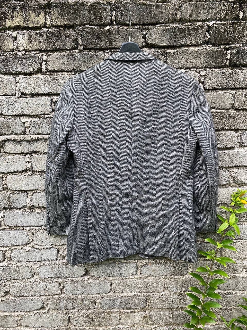 Vintage Vintage 80s Melbo Century Herringbone Blazer Size US M / EU 48-50 / 2 - 10 Thumbnail