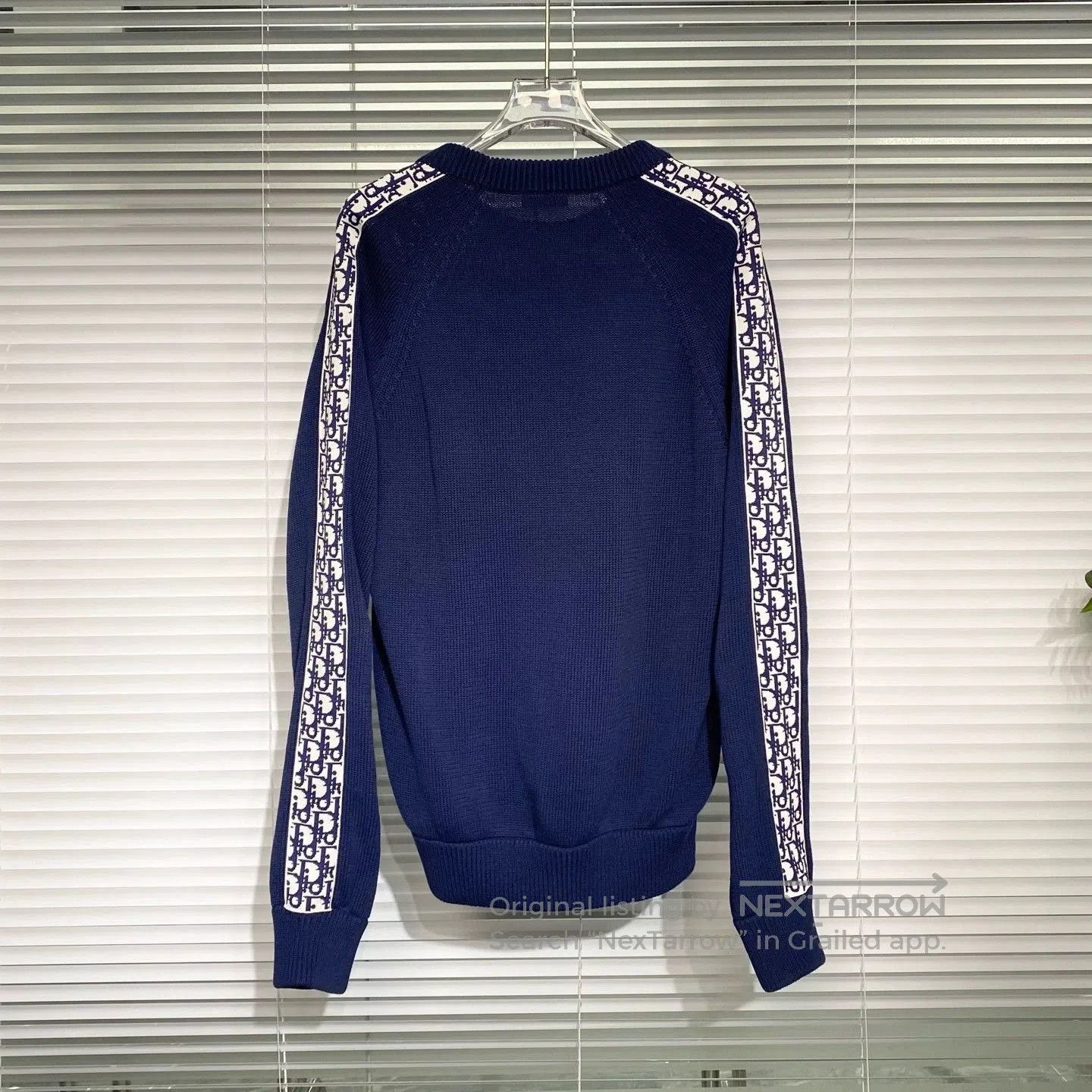Dior dior blue knitted sweater with logo. Size US S / EU 44-46 / 1 - 2 Thumbnail