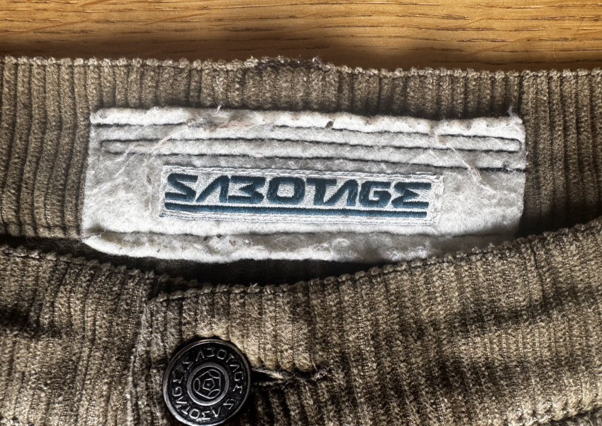 Walter Van Beirendonck NOS early 1990’s Sabotage Hand Painted Corduroy Pants Size US 33 - 5 Thumbnail