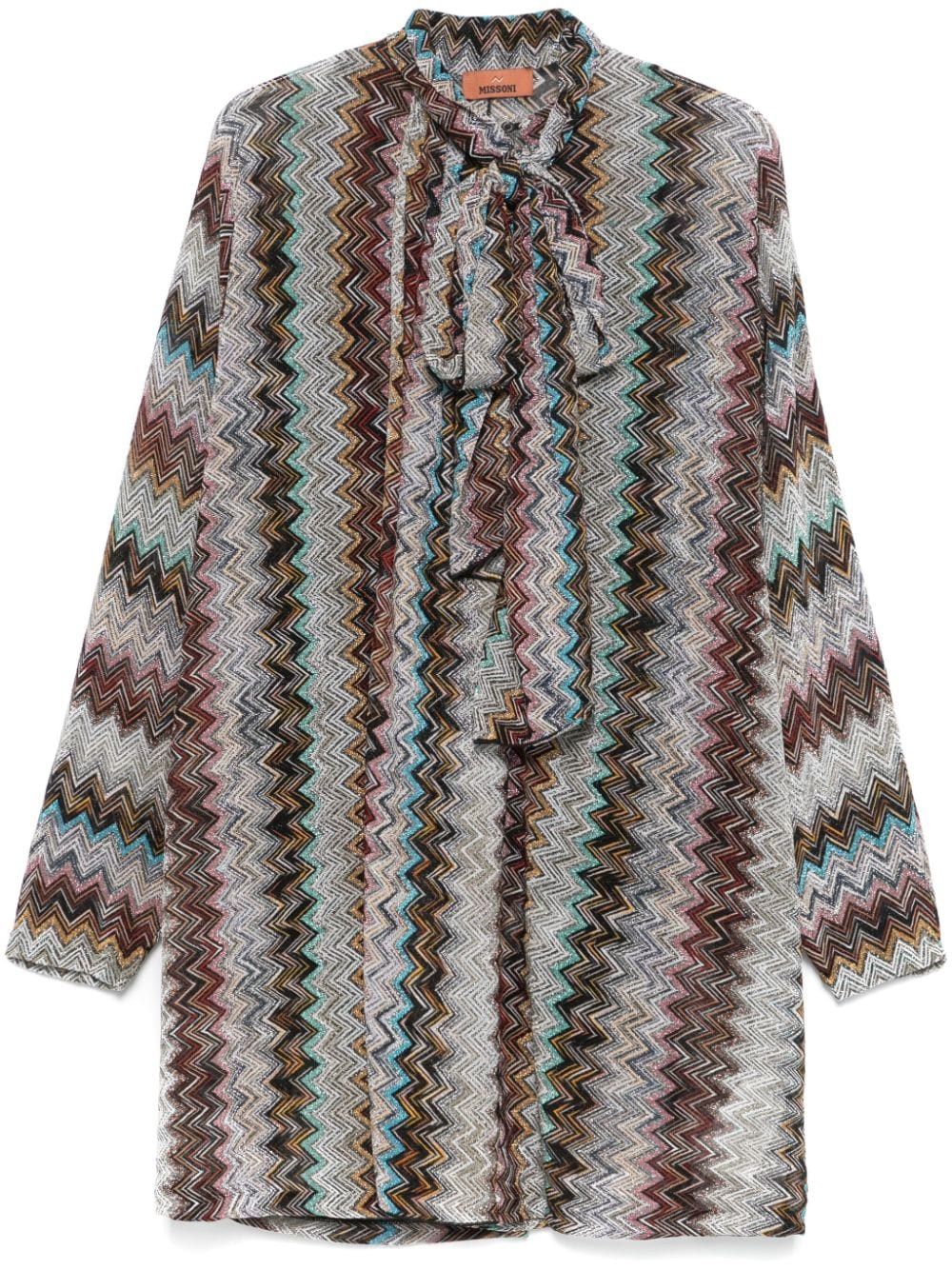 Missoni ZIG ZAG MOTIF SHORT DRESS Size S / US 4 / IT 40 - 1 Thumbnail