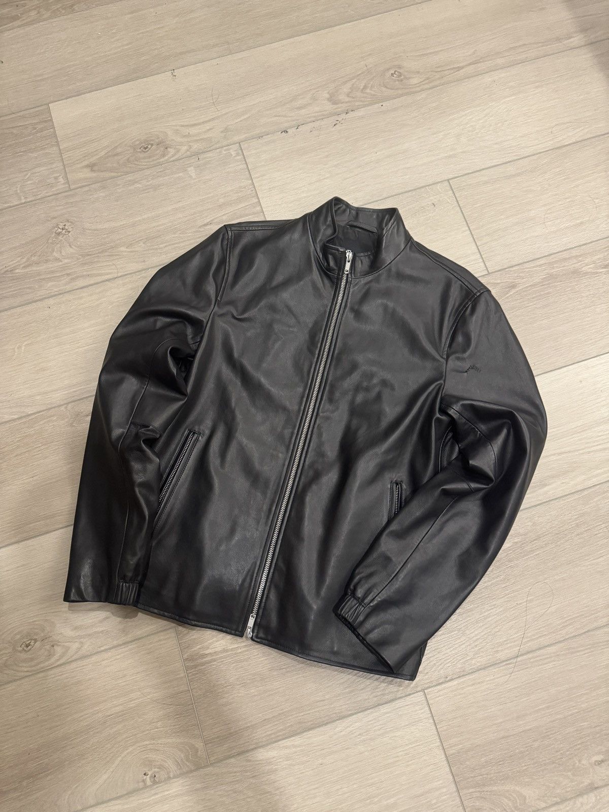 Theory Theory Lamb Leather Jacket Size US S / EU 44-46 / 1 - 1 Thumbnail