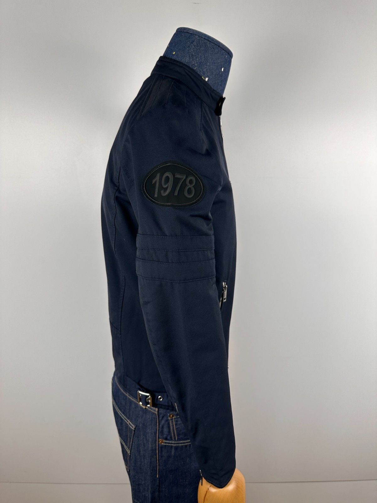 Diesel Diesel Glory Bikers Jacket Light Padded Size S Navy Size US S / EU 44-46 / 1 - 7 Thumbnail