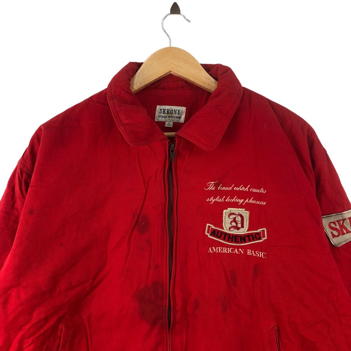 Vintage Vintage SKK ONE Bomber Jacket Outdoor Life Size US XL / EU 56 / 4 - 2 Thumbnail