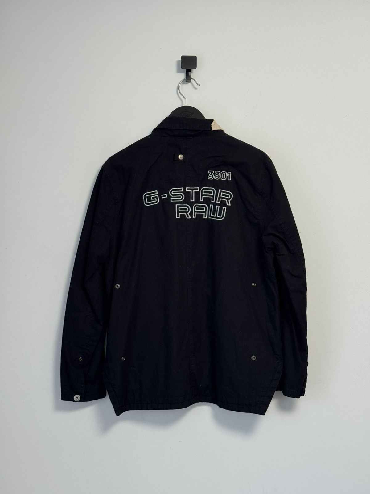 G-Star G-Star Raw Mens Multi Pocket Military Jacket Black Canvas Size US M / EU 48-50 / 2 - 15 Thumbnail