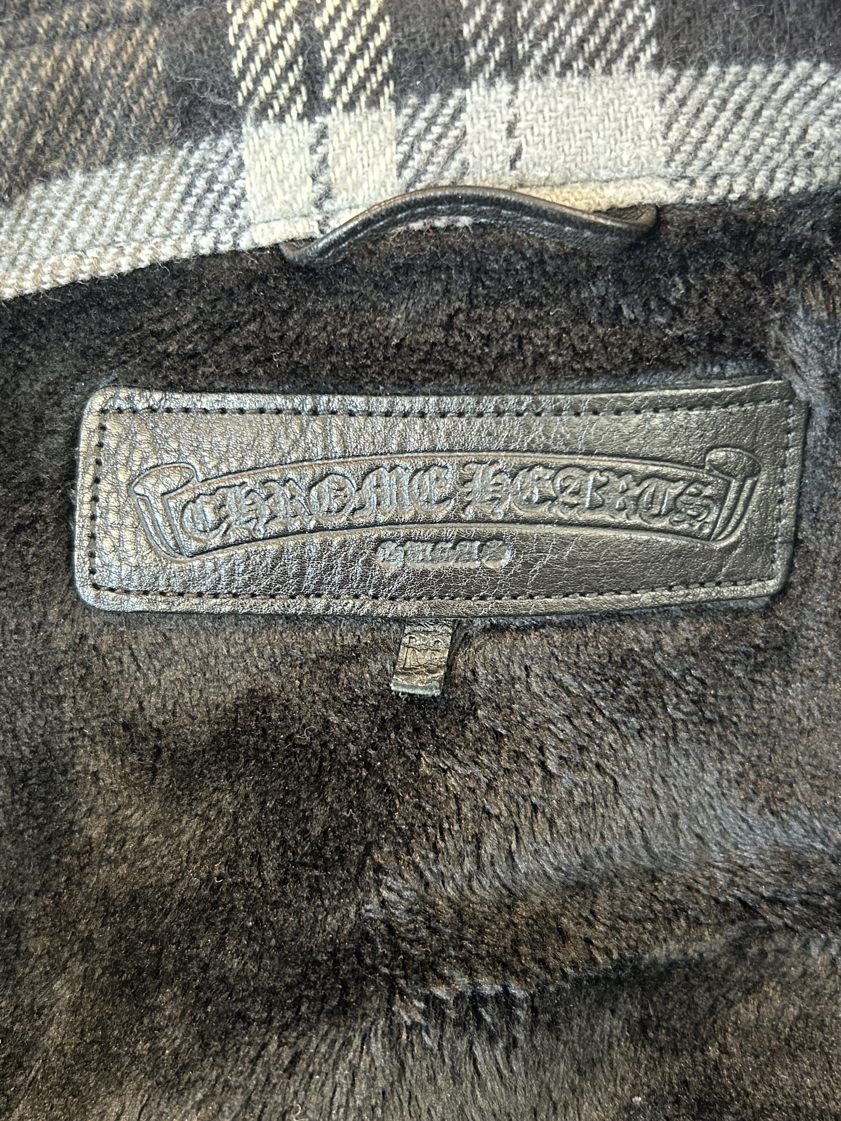 Chrome Hearts Chrome Hearts Brown & White Plaid Sherpa Jacket Size US M / EU 48-50 / 2 - 4 Thumbnail