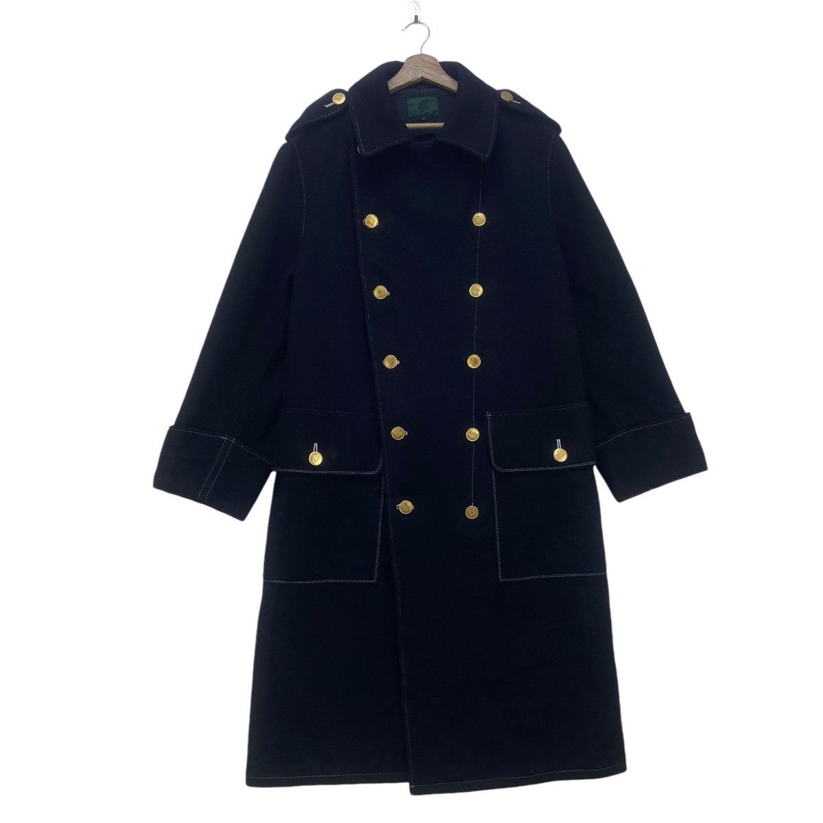 Jean Paul Gaultier Jean Paul Gaultier 'Hiver' 1989-90 Military Wool Overcoat Size US M / EU 48-50 / 2 - 3 Thumbnail