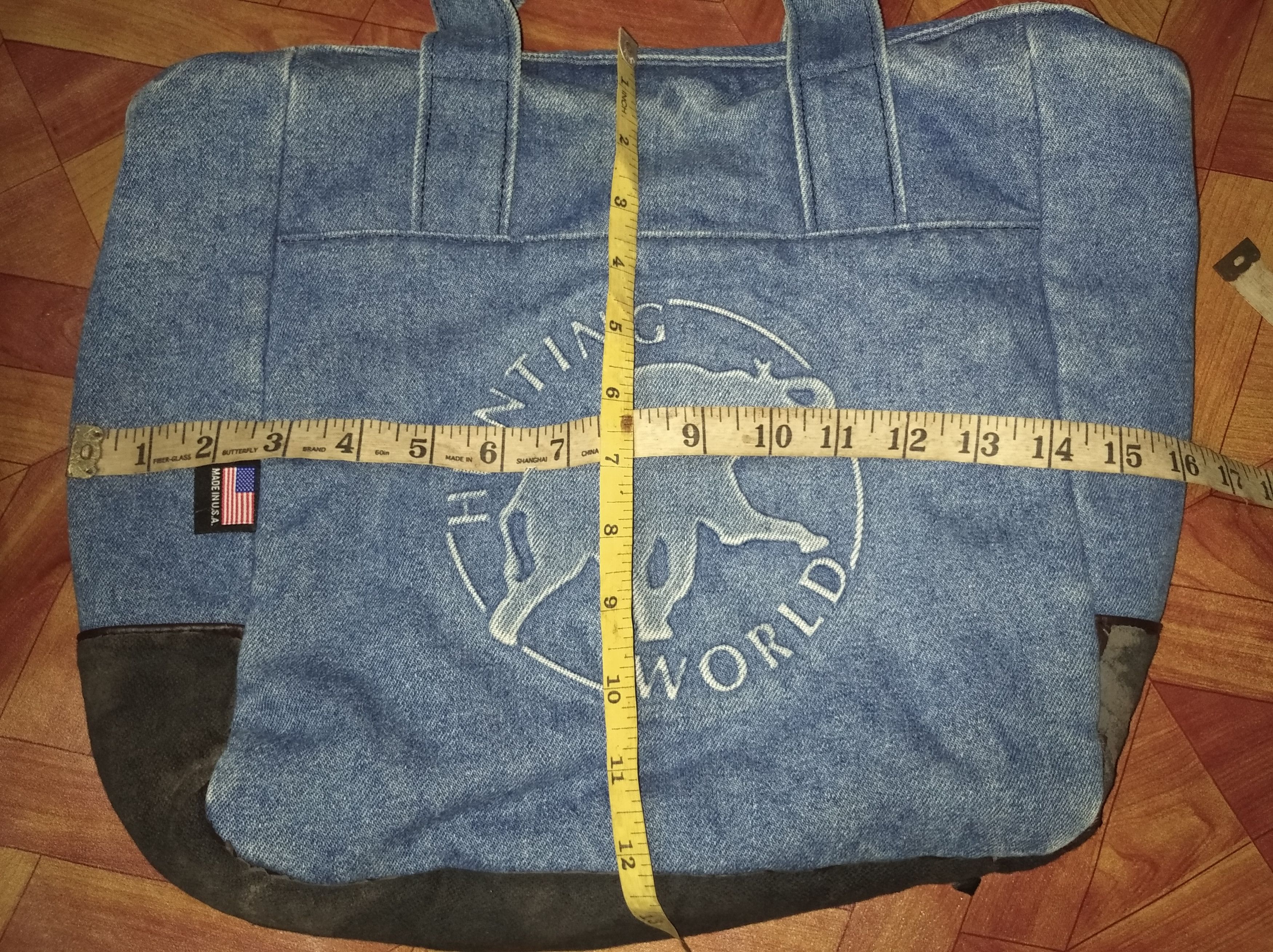 Vintage Vintage hunting world big logo tote bag jeans Size ONE SIZE - 7 Thumbnail