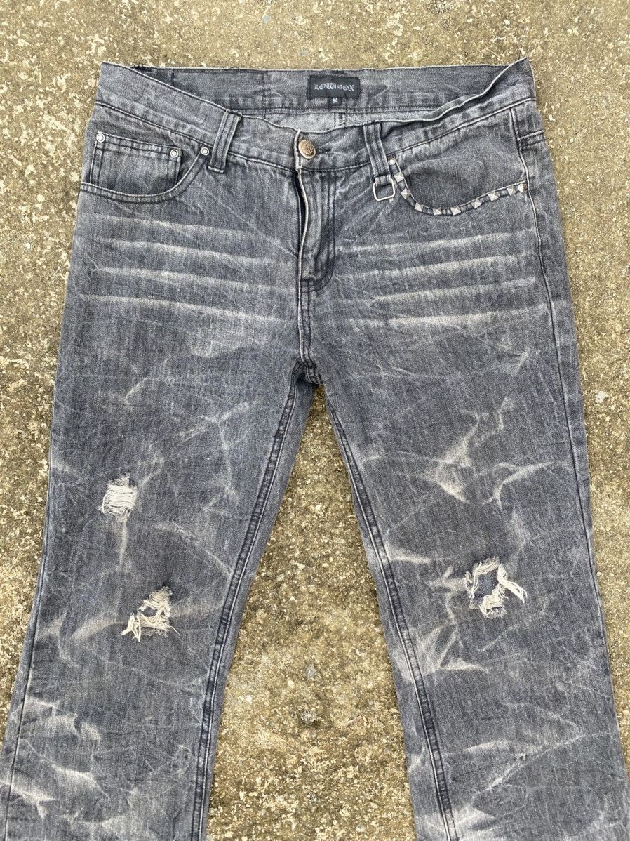 LOWBOX LOWBOX Washed Black Bootcut Jeans Size US 32 / EU 48 - 7 Thumbnail