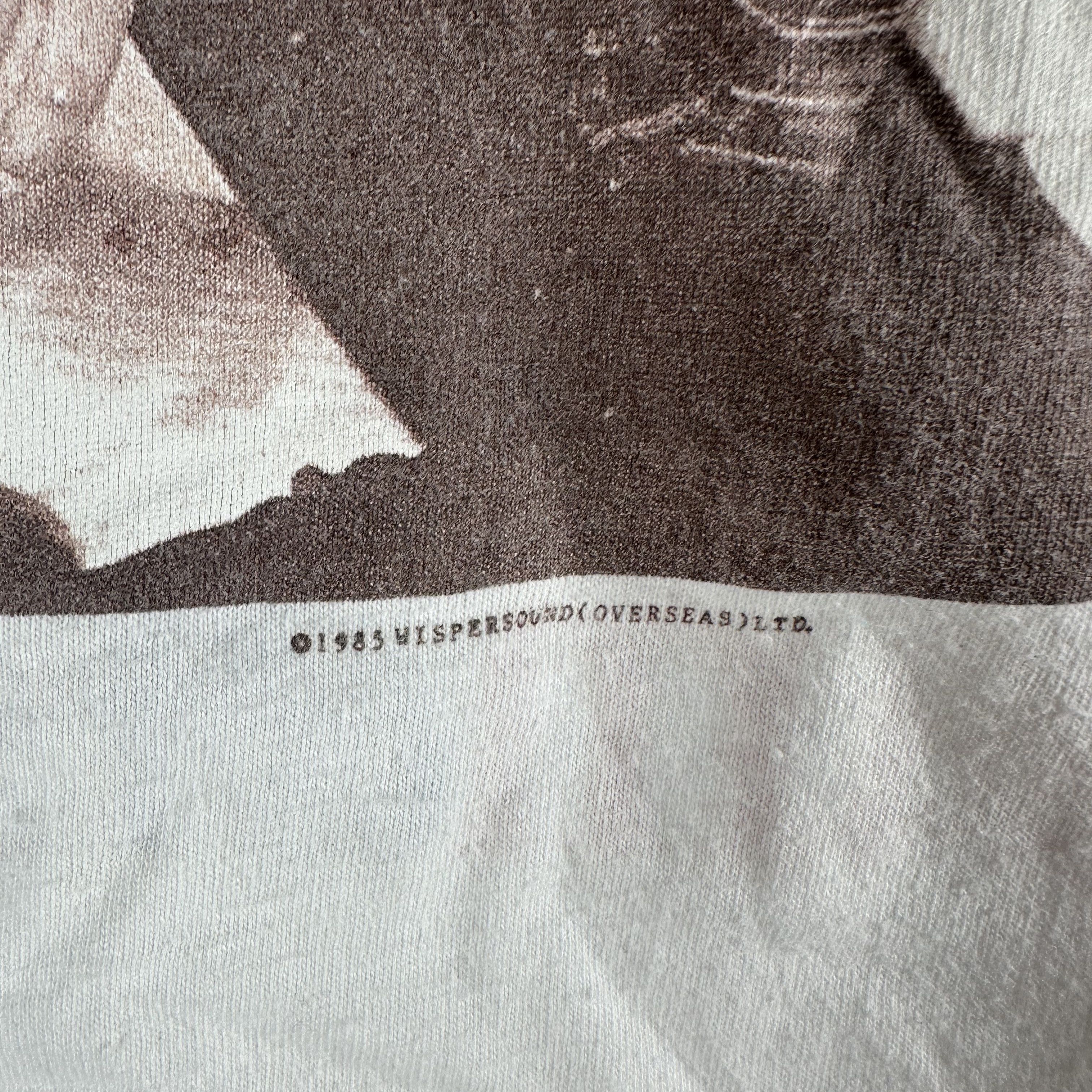 Vintage 1985 Wham! America! Tour George Michael Andrew Ridgeley Tee Size US L / EU 52-54 / 3 - 6 Thumbnail