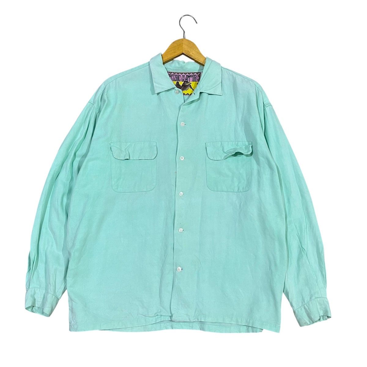 Hysteric Glamour 2000s Hysteric Glamour long sleeve shirt DOUBLE POCKET Size US M / EU 48-50 / 2 - 4 Thumbnail