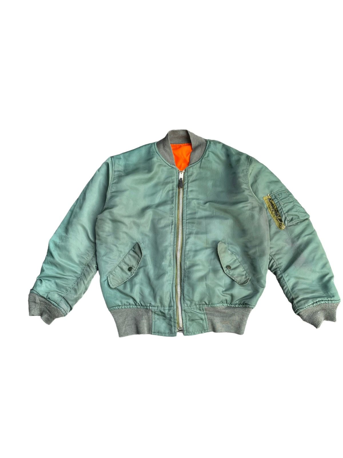Alpha Industries Vintage 1975 Alpha MA-10 USAF Bomber Jacket Size US L / EU 52-54 / 3 - 1 Thumbnail
