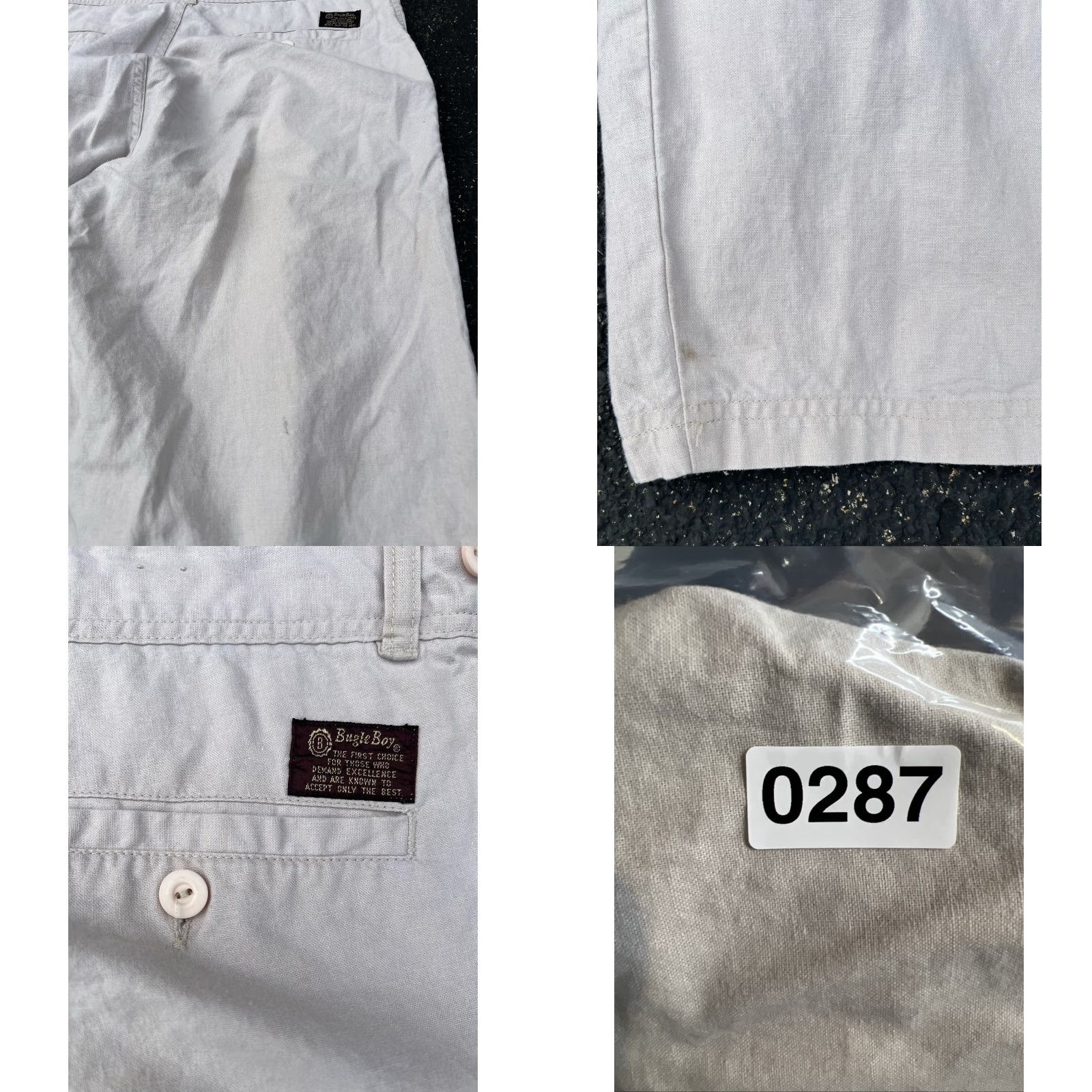 Bugle Boy VINTAGE Bugle Boy Pants Tan 32x31.5 1980s 1990s Peg/Tapered New Wave Cotton Size US 32 / EU 48 - 9 Thumbnail