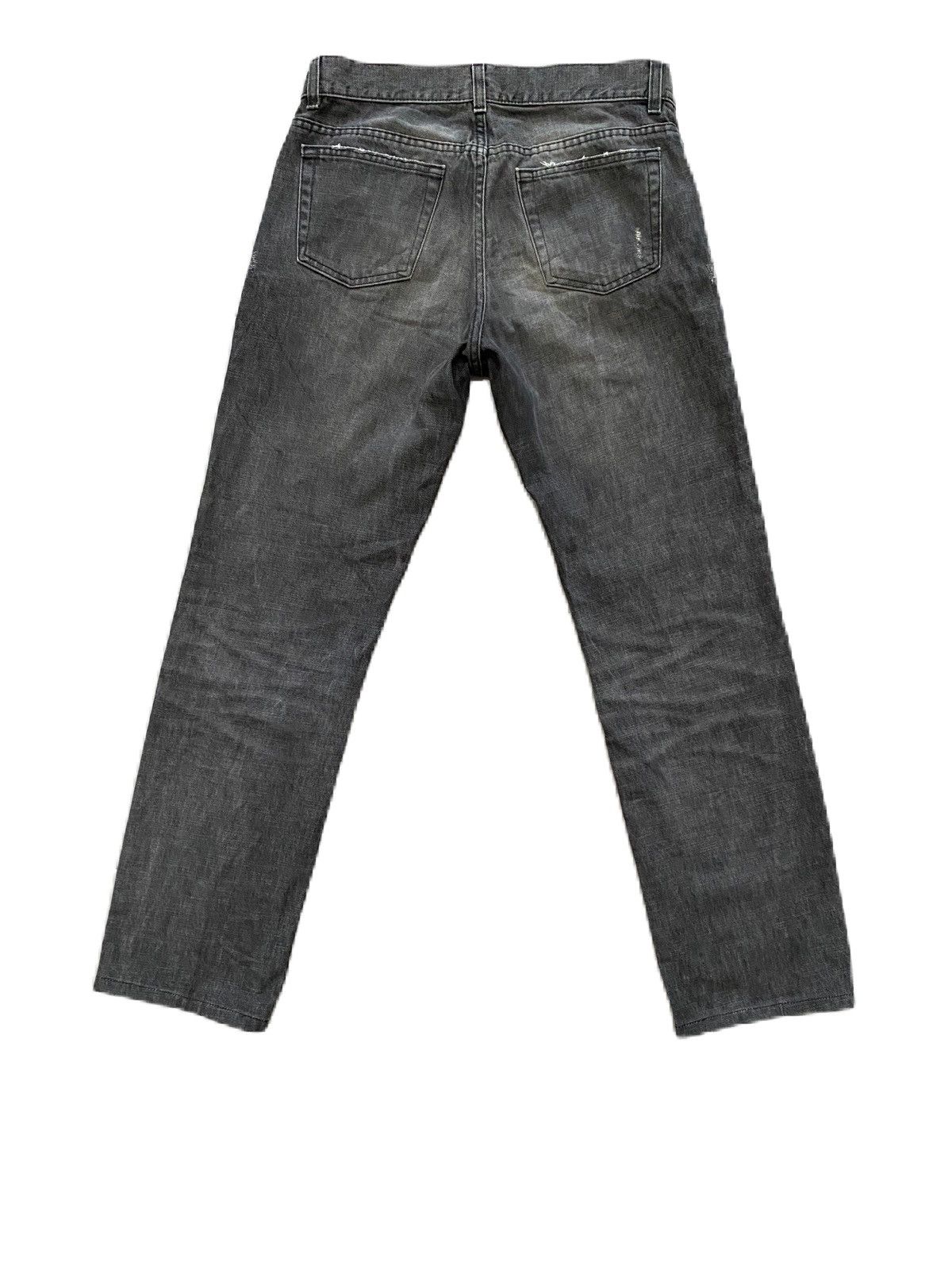 Helmut Lang last drop & binding HELMUT LANG FADED BLACK DENIM LOW WAIST Size US 32 / EU 48 - 2 Thumbnail